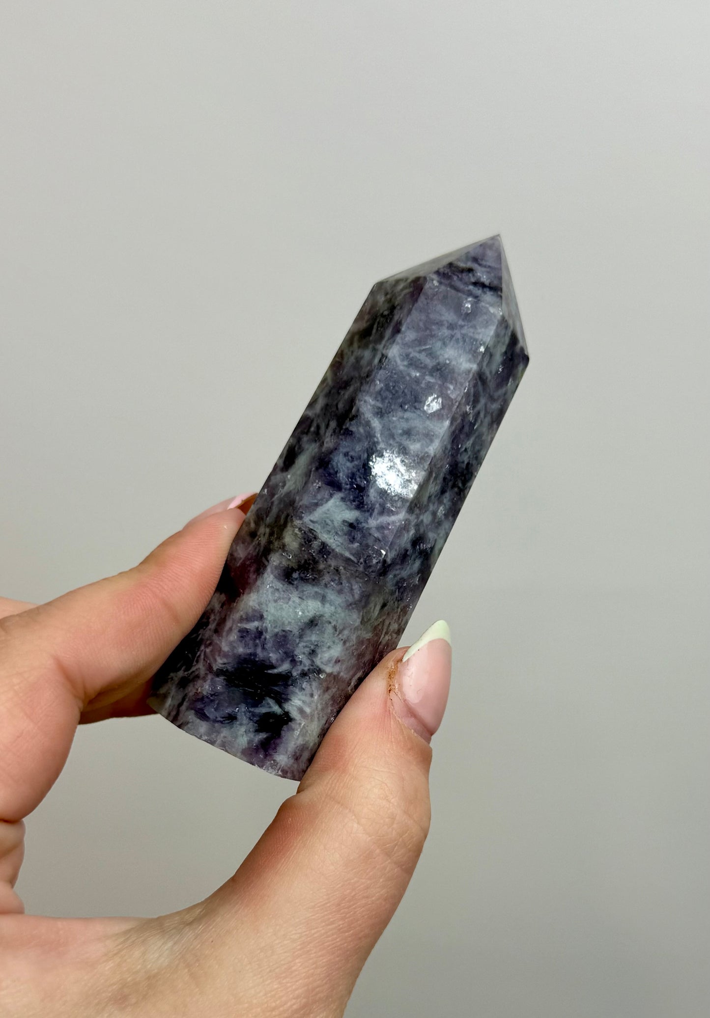 Purple mica/gem lepidolite towers