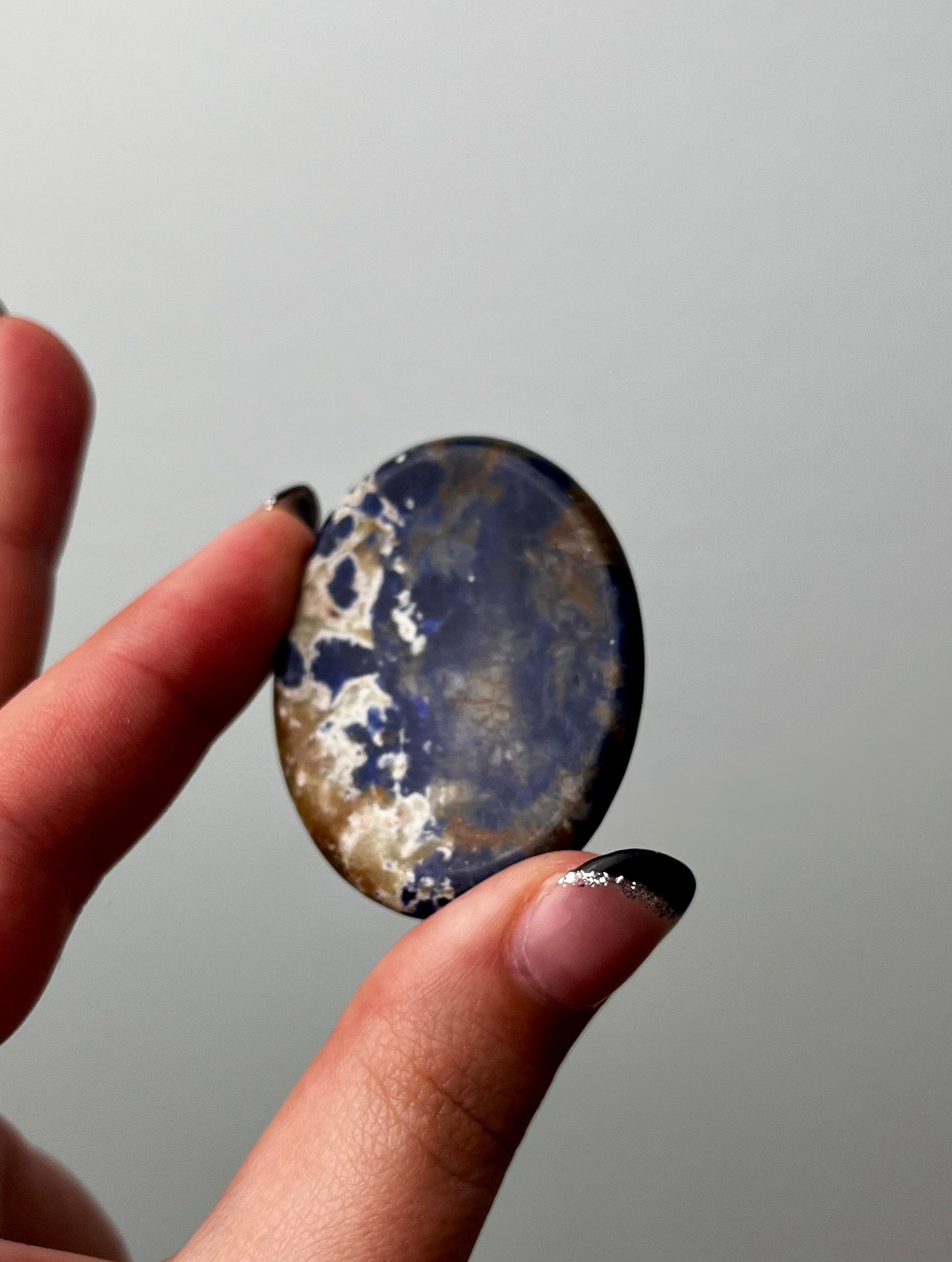 Sodalite worry stone