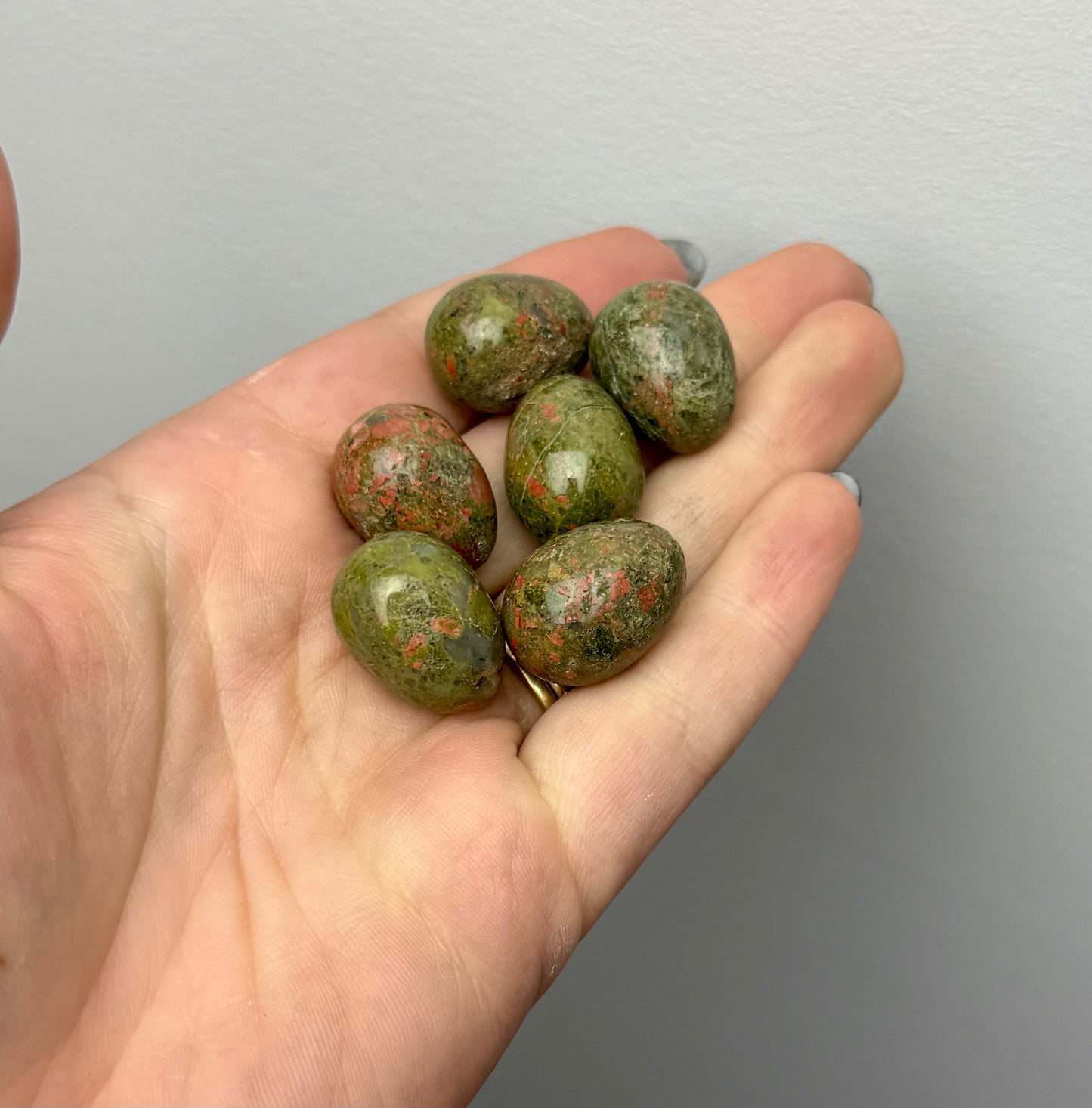 Unakite mini eggs