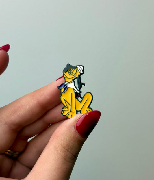 Pluto enamel pin