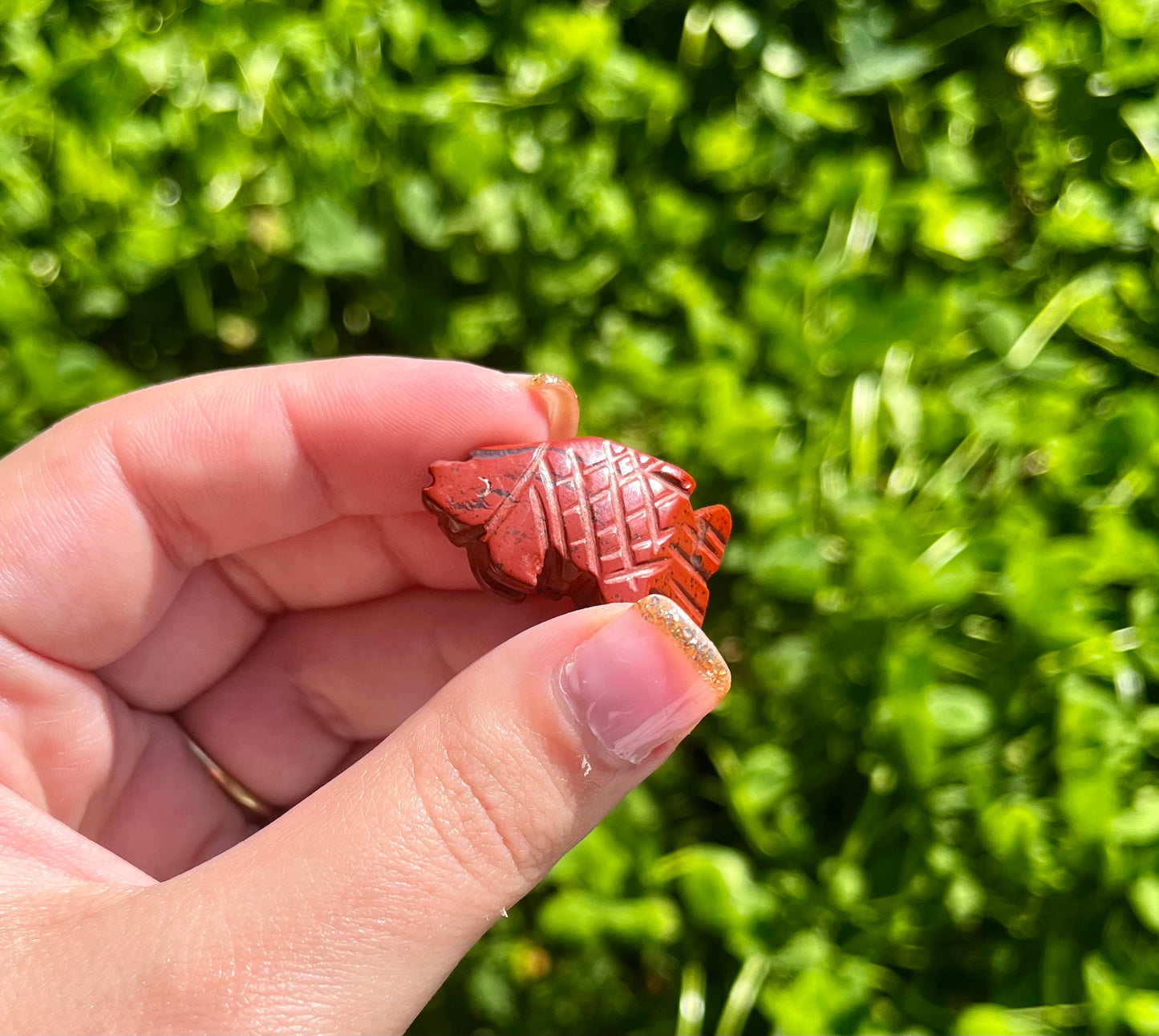 Fish carvings