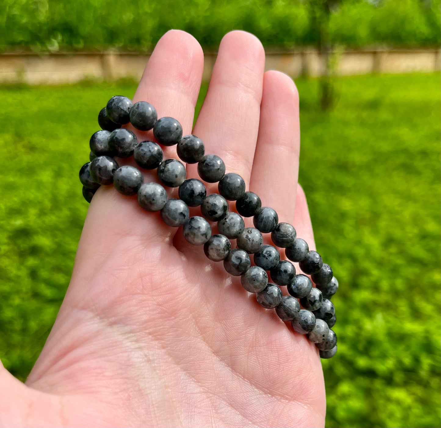 Larvikite bracelets