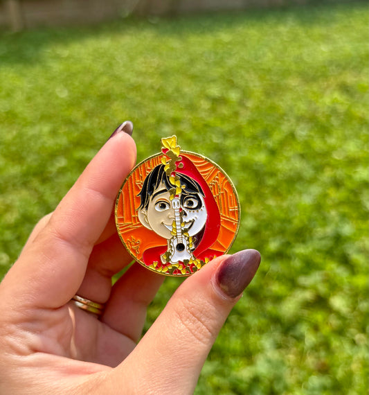 Coco enamel pin