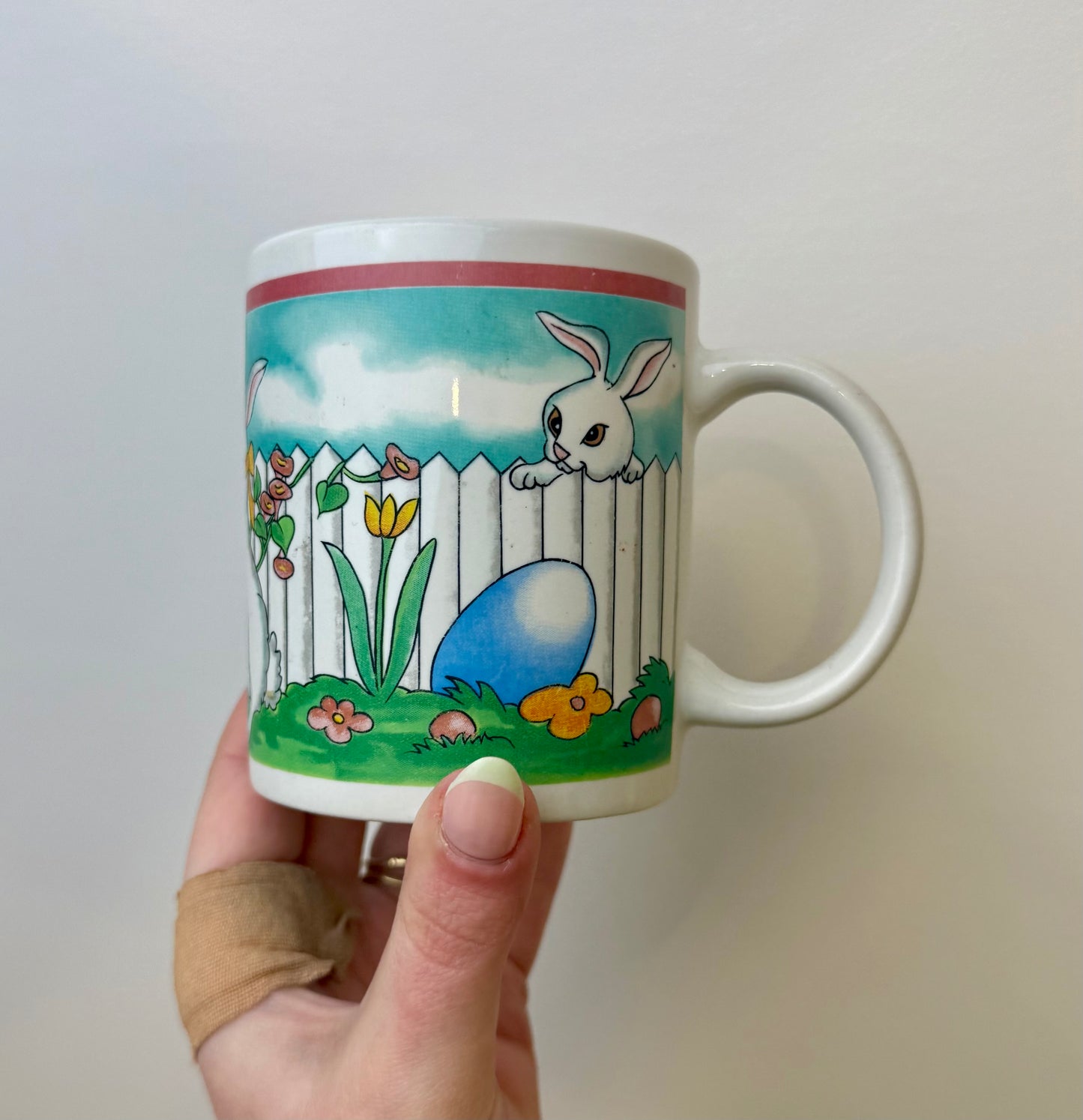 Bunny mug thrifted find