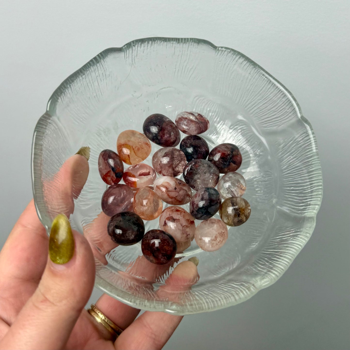 Mini fire quartz tumbles