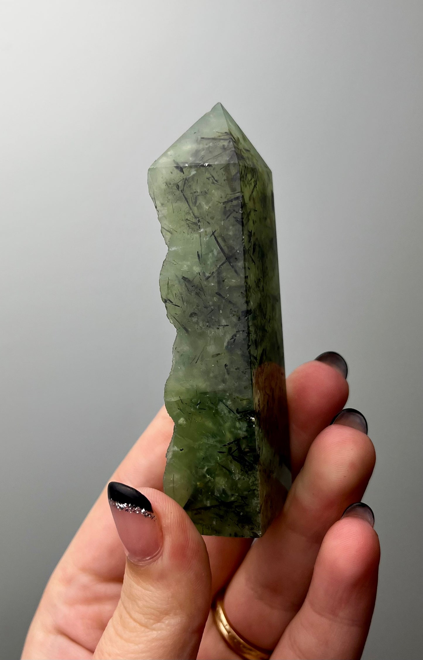 Prehnite half raw towers