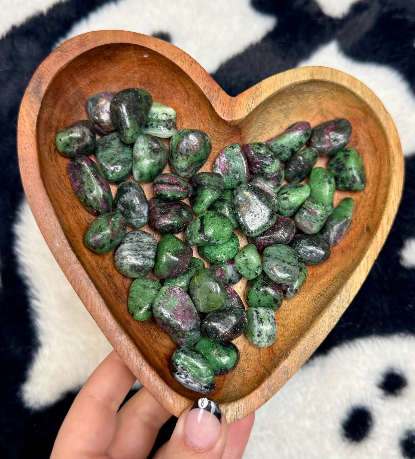 Mini ruby zoisite tumbles