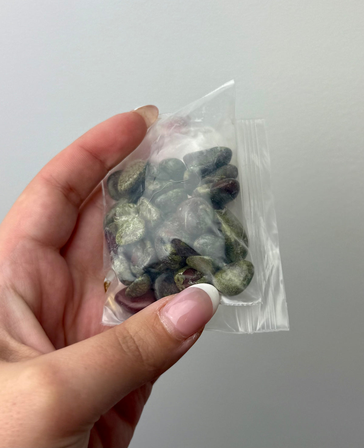 Dragon blood pebble bags