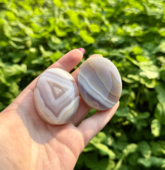 Agate palm stones