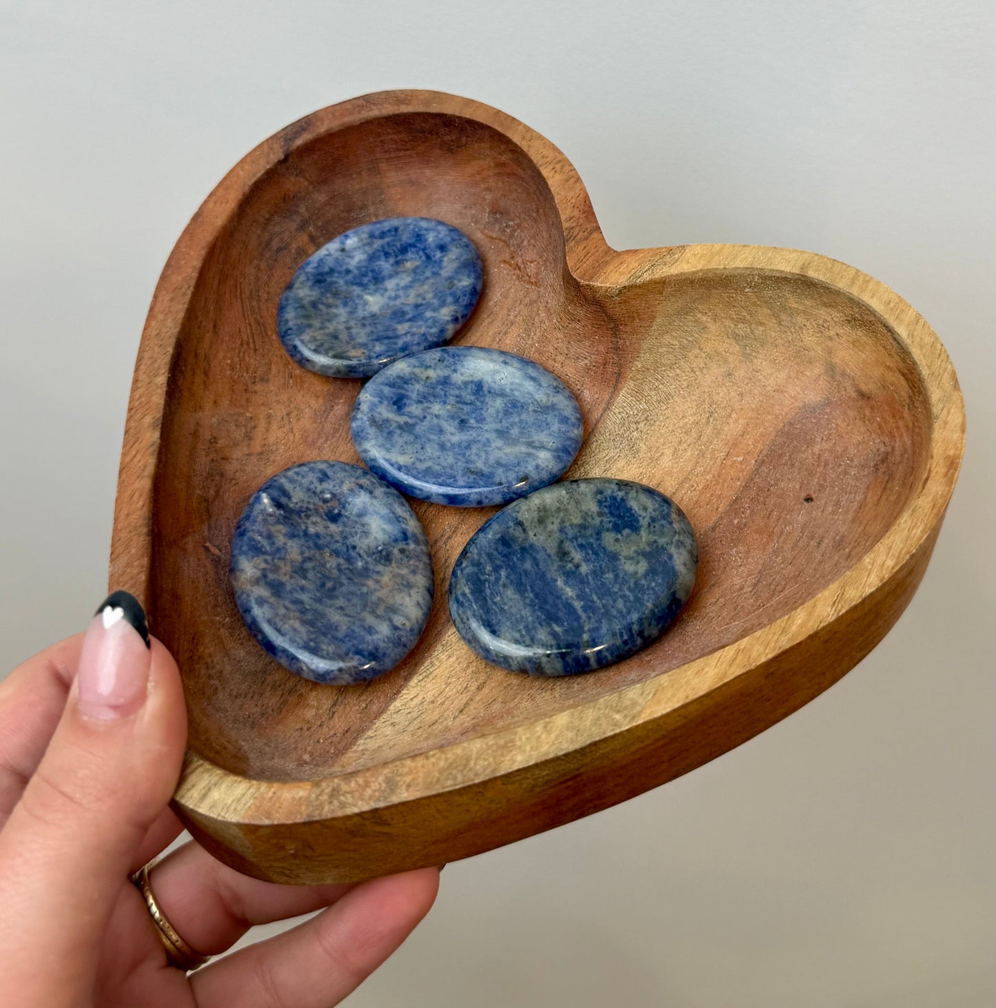 Sodalite worry stones