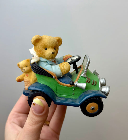 Bears in a car trinket decor thrifted find