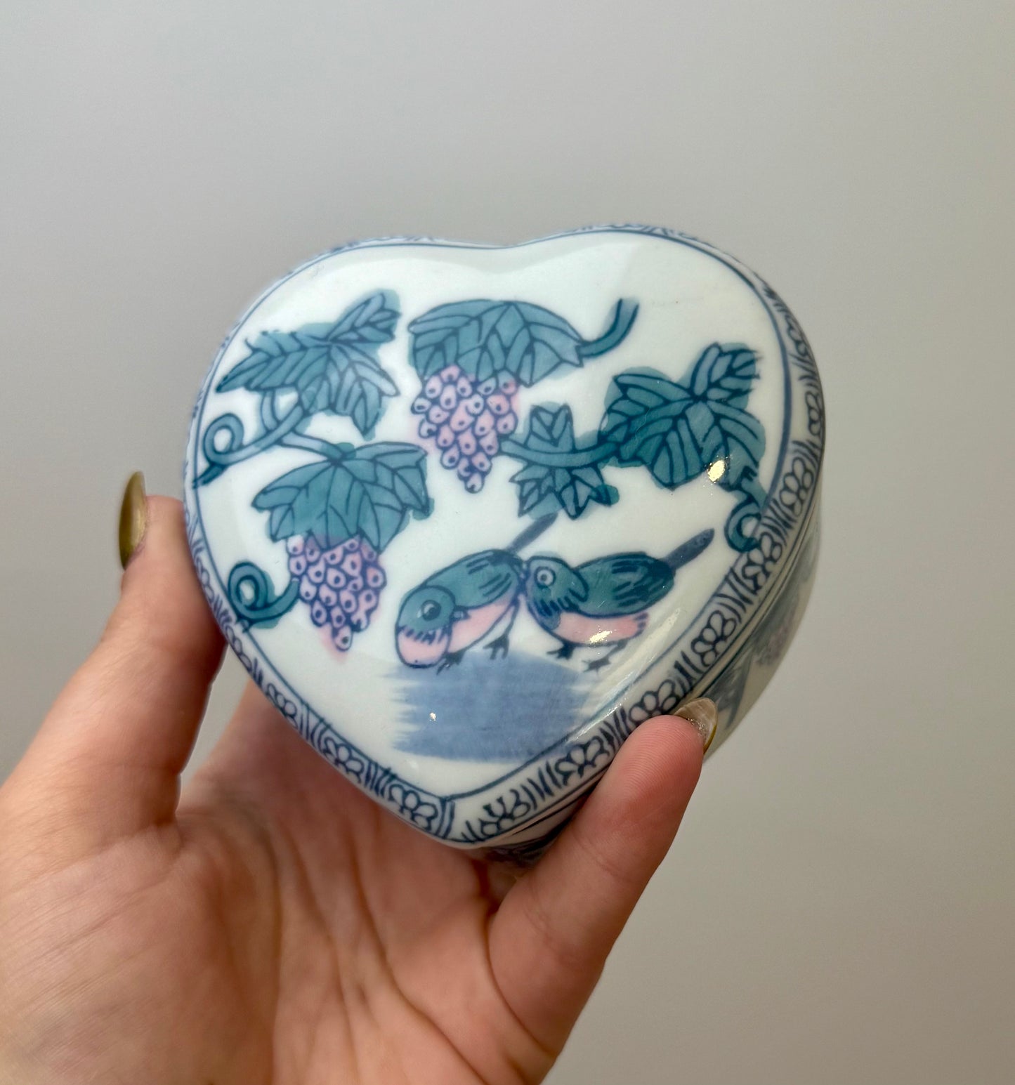 Heart trinket box thrifted find