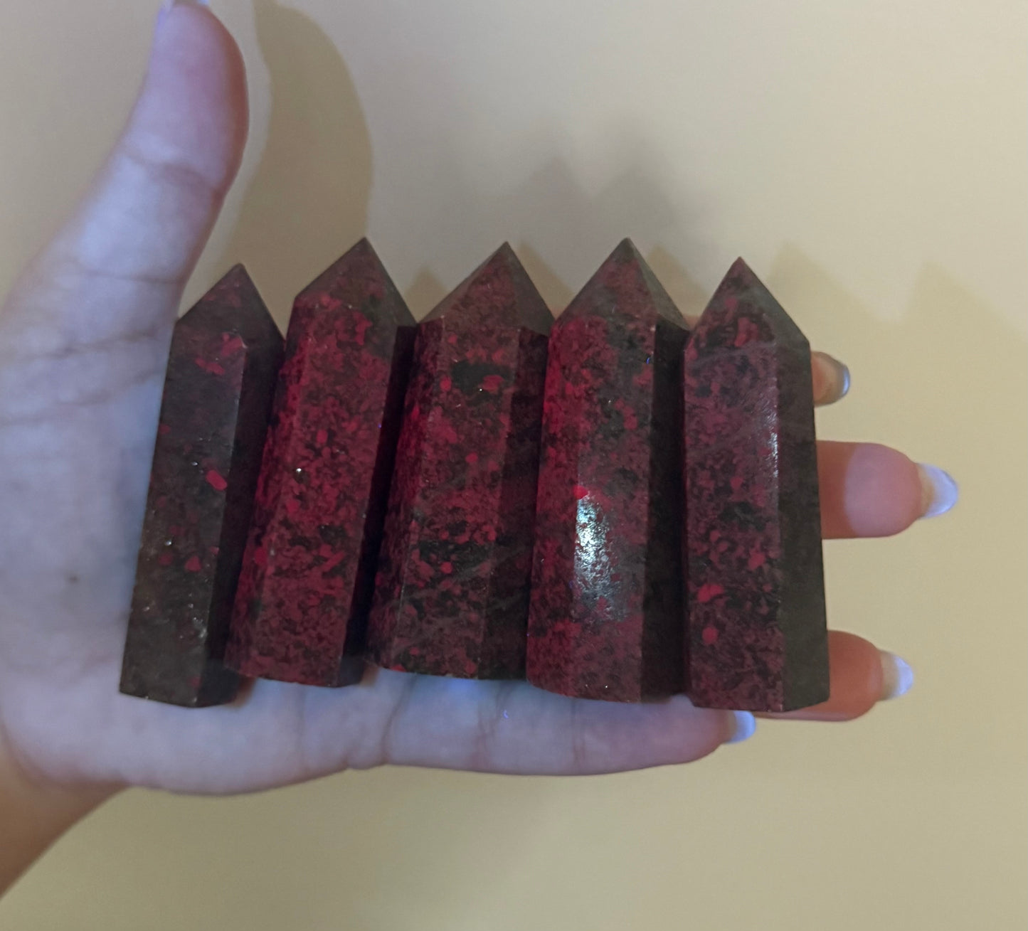 Ruby kyanite towers
