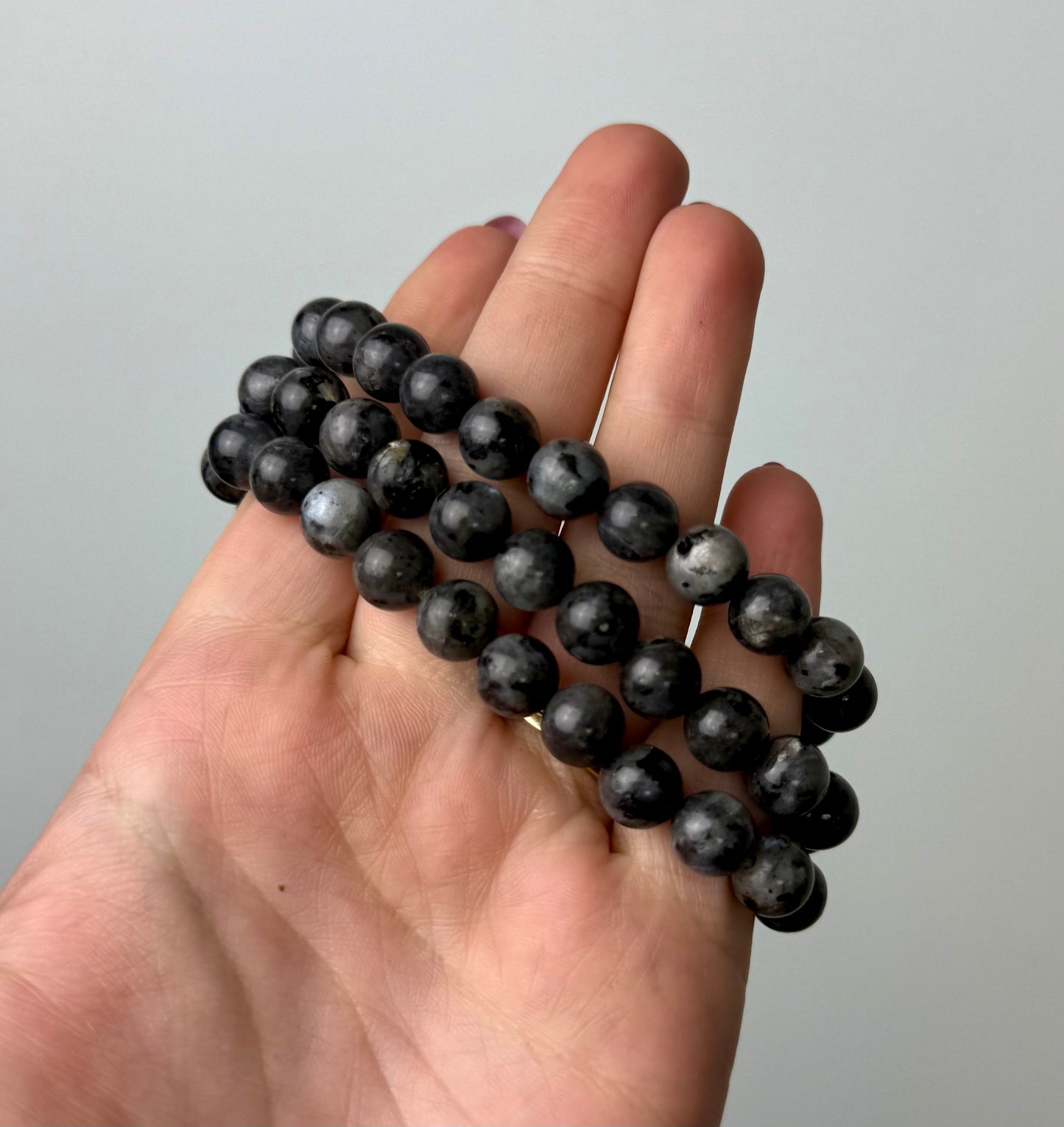 Larvikite bracelets