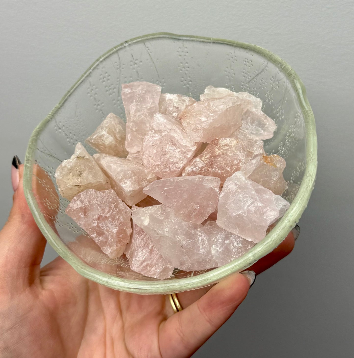 Rose quartz raws