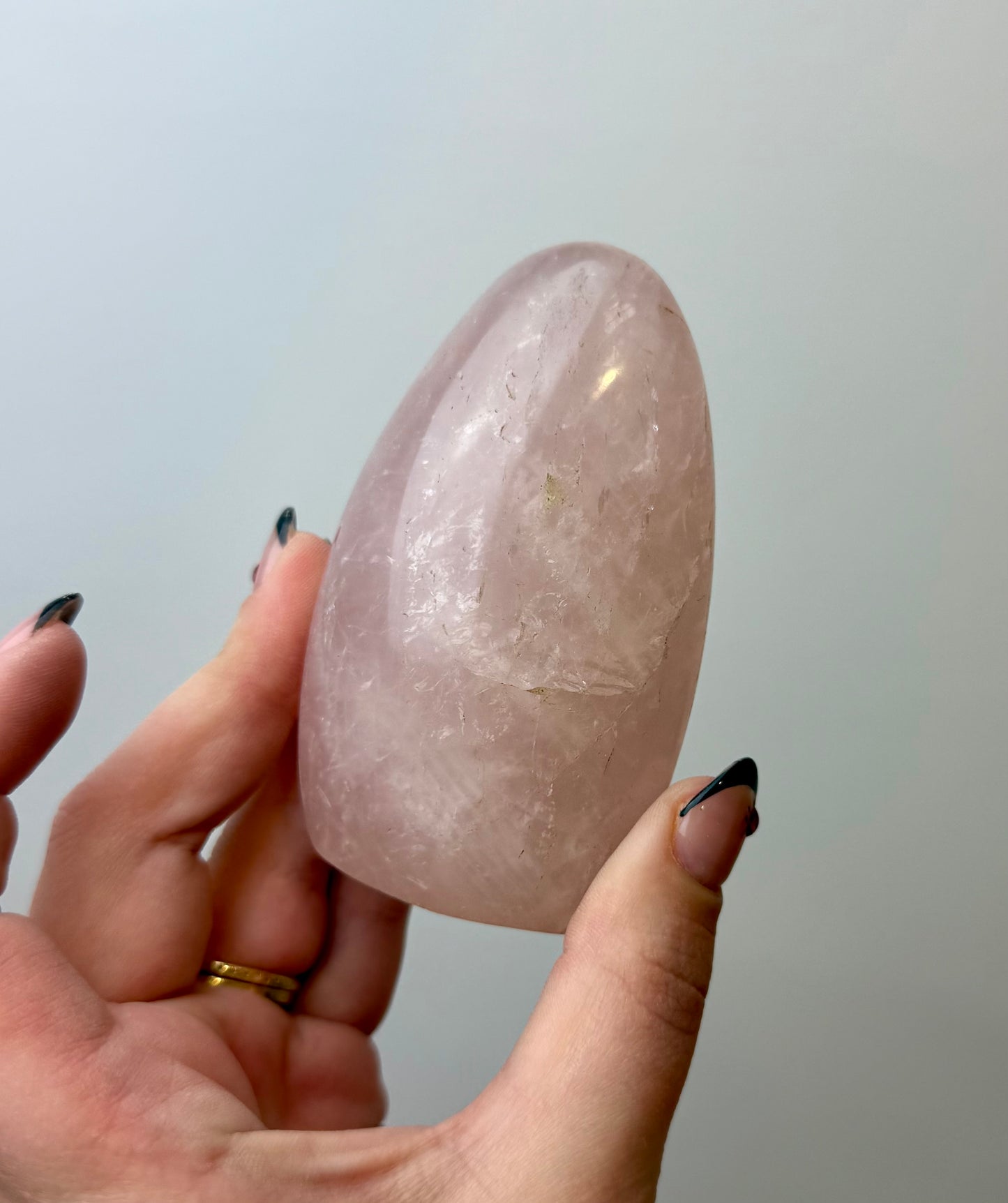 Rose quartz freeform
