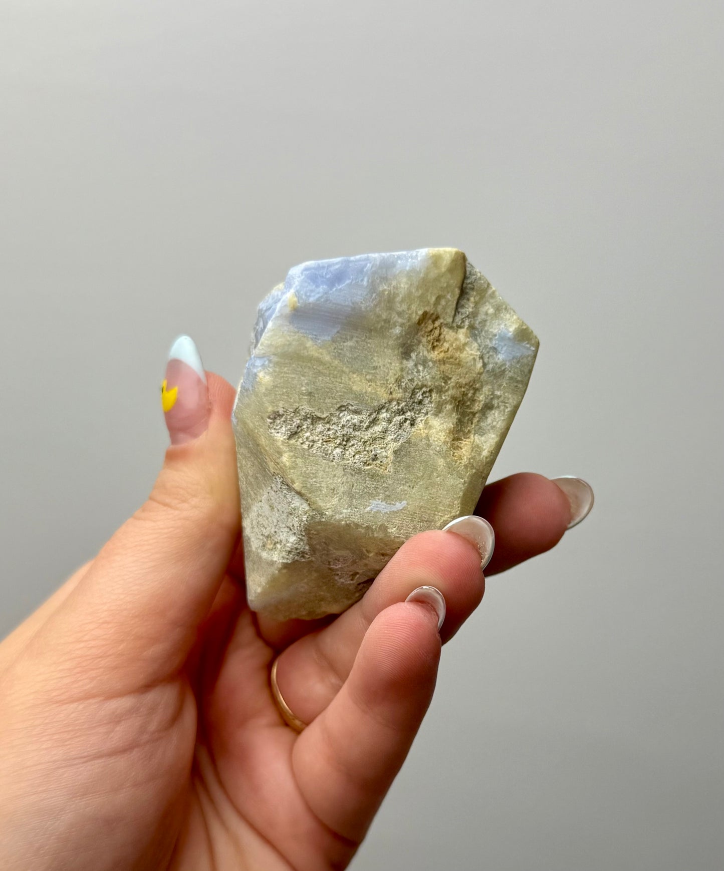 Blue lace agate raw
