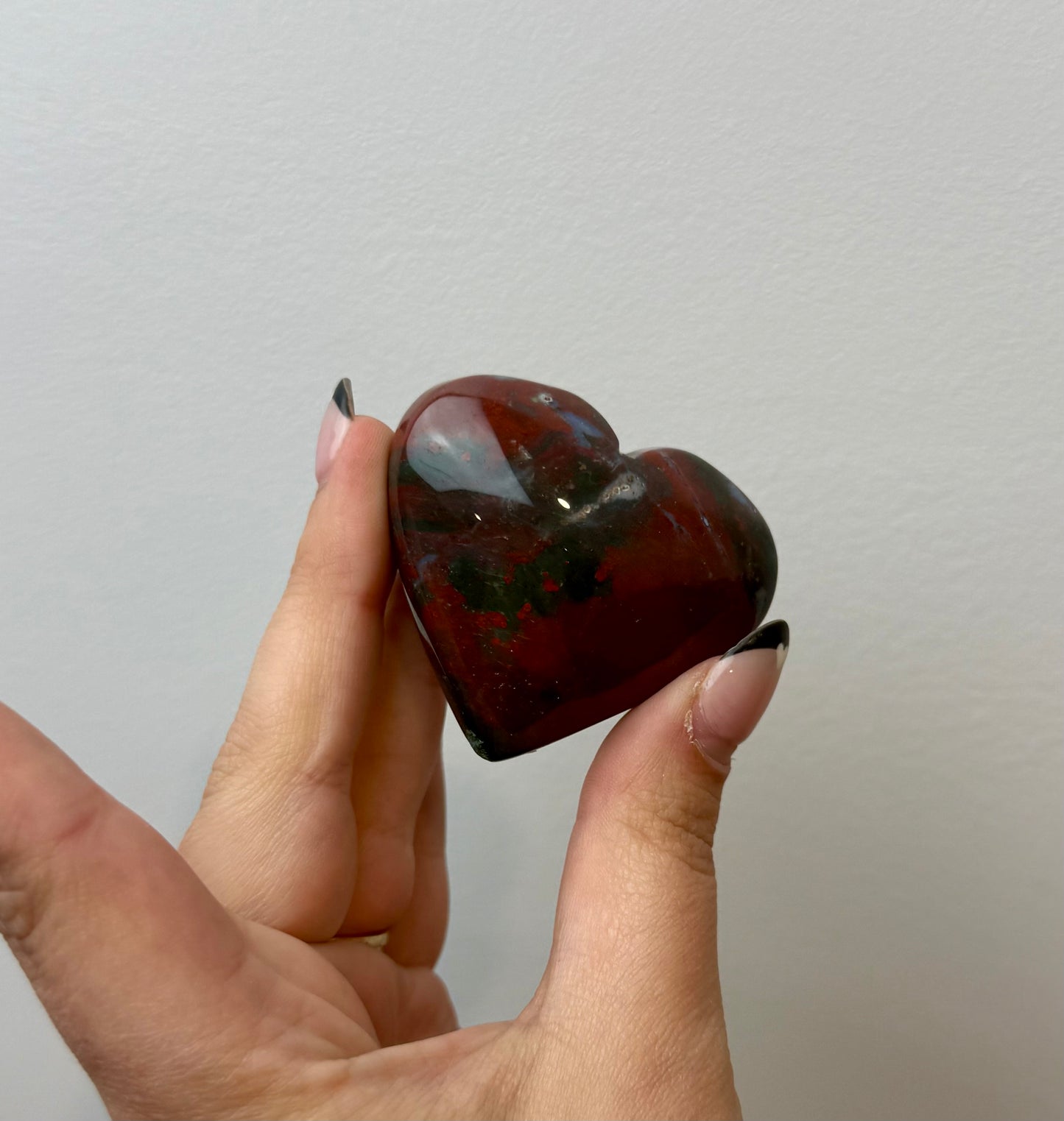 Ocean Jasper heart carving