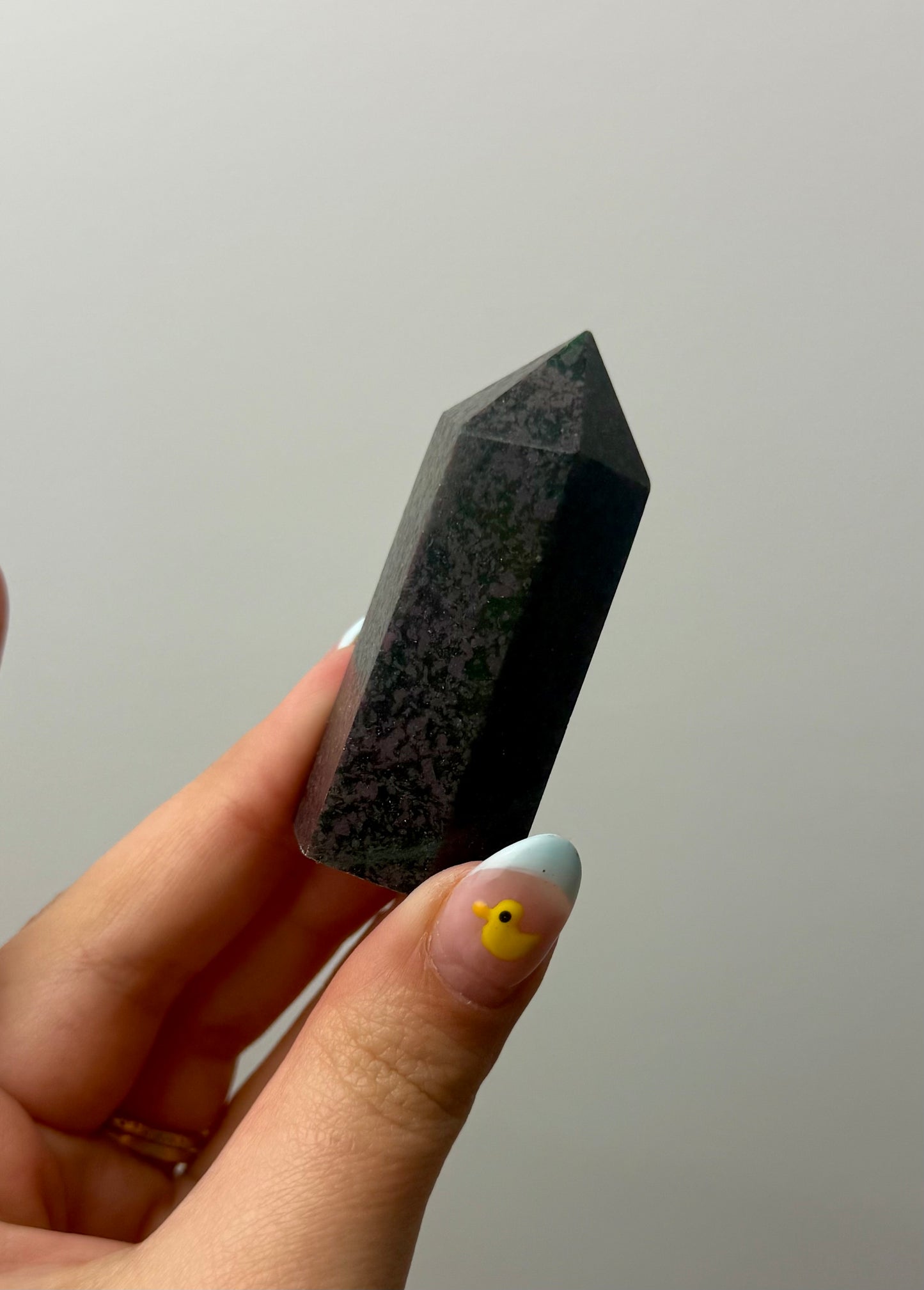 Ruby kyanite tower