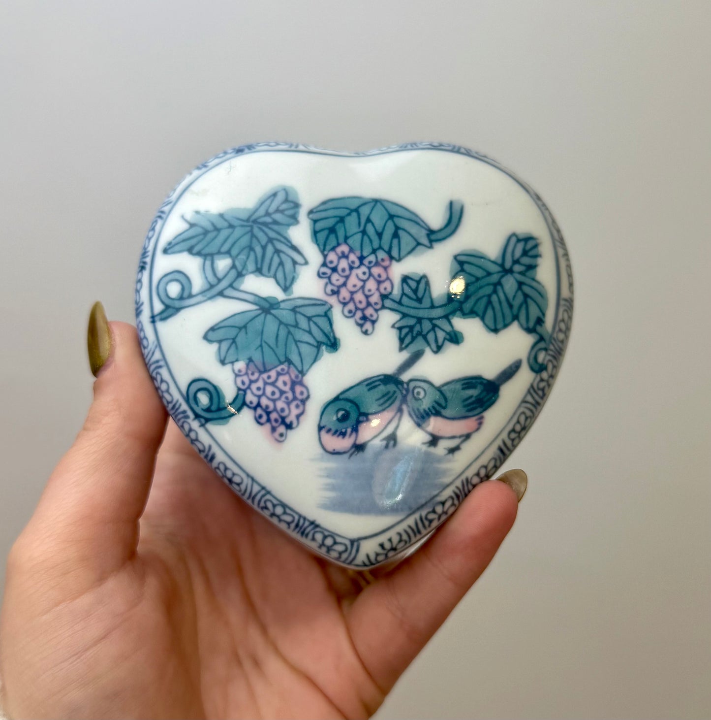 Heart trinket box thrifted find