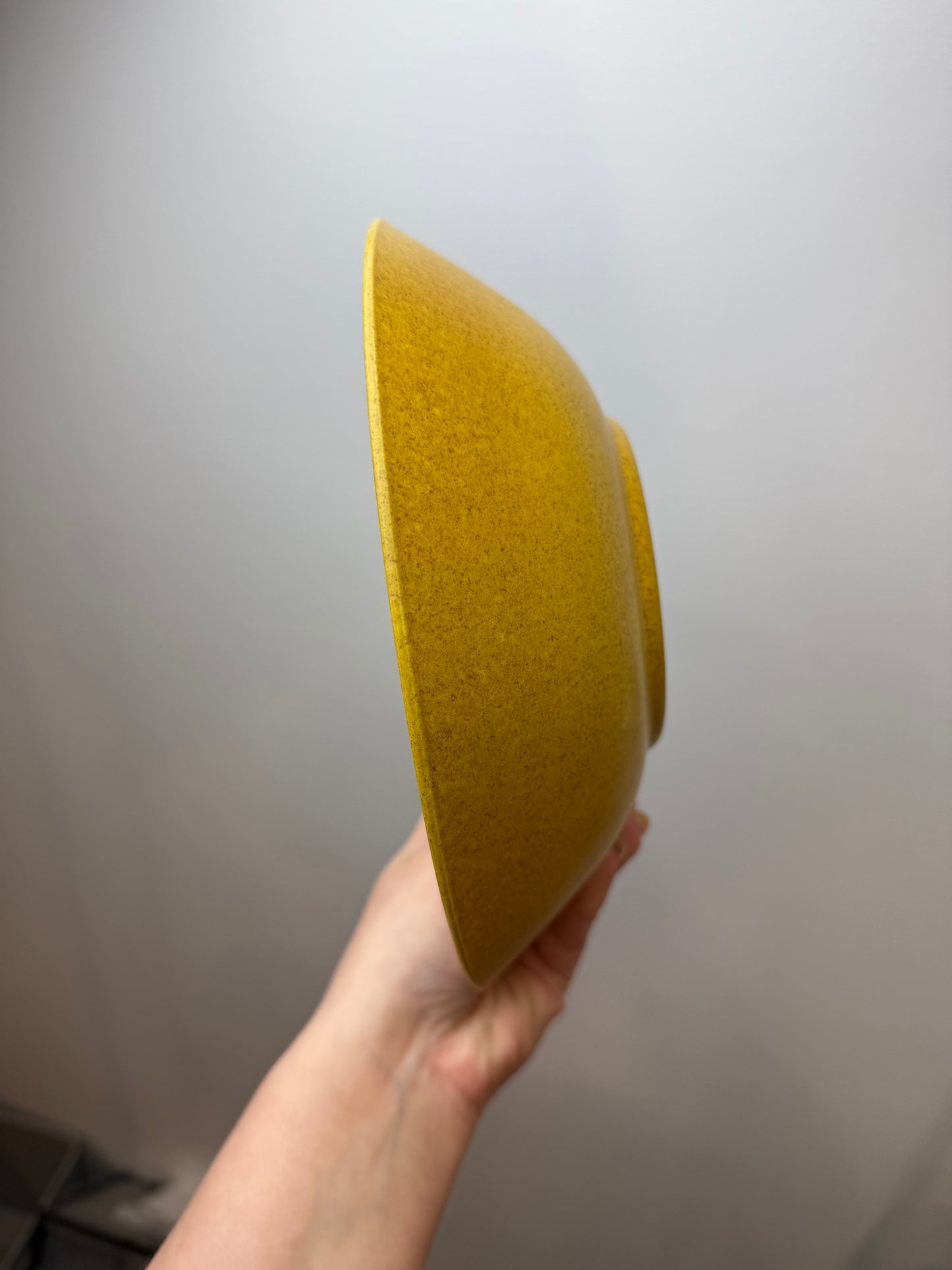 Yellow bowl maidstone thrifted find ￼