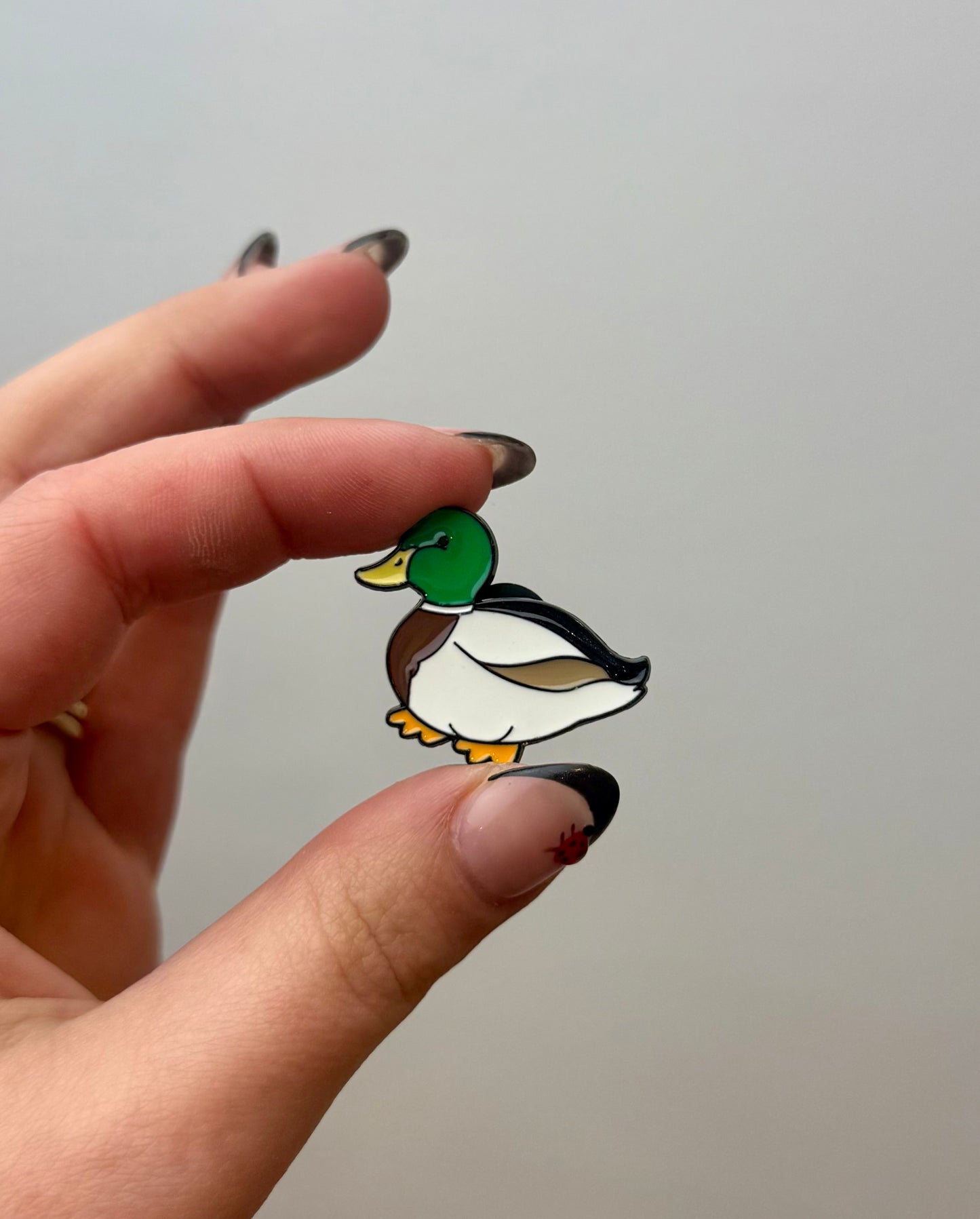 Duck enamel pin