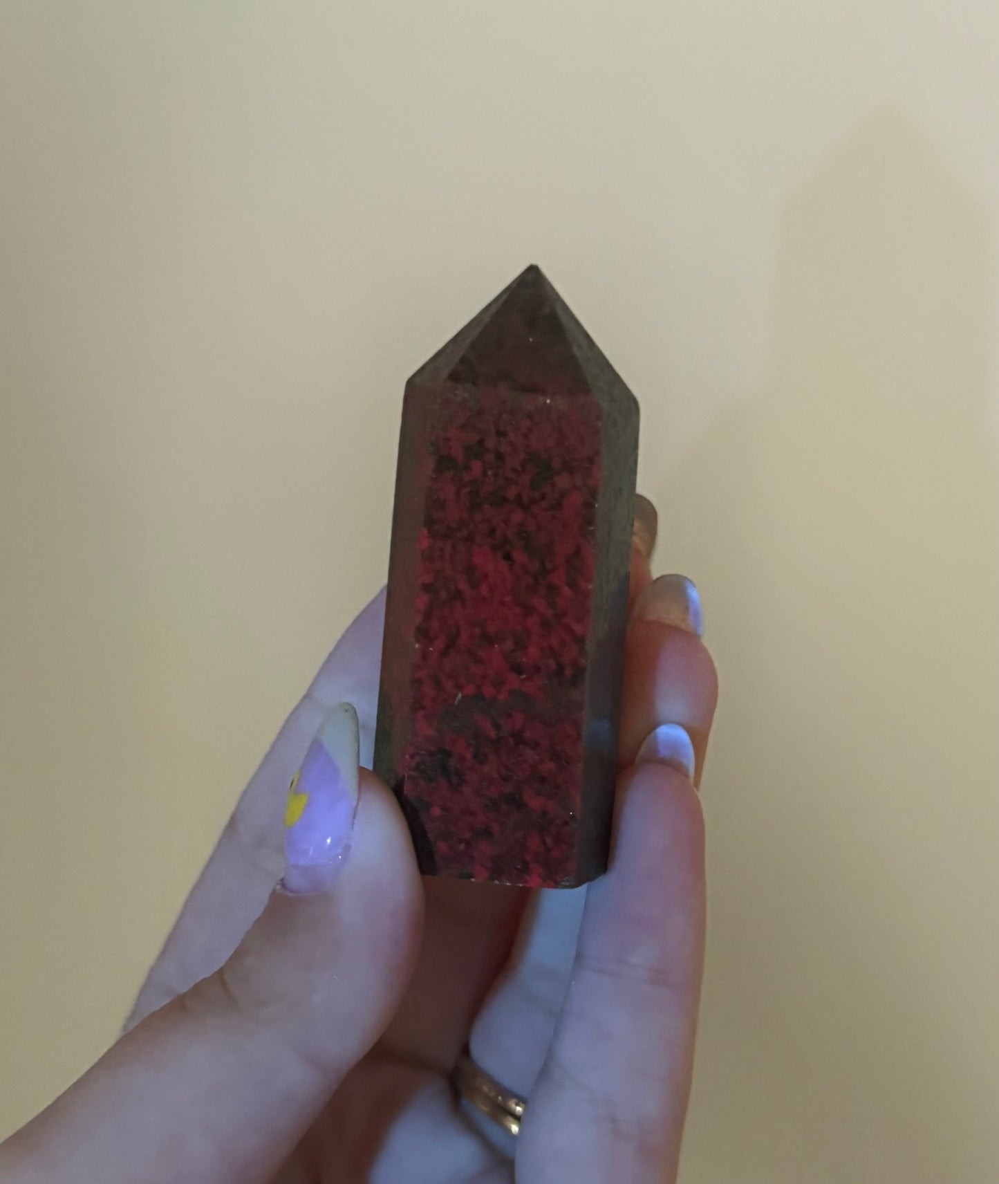 Ruby kyanite tower
