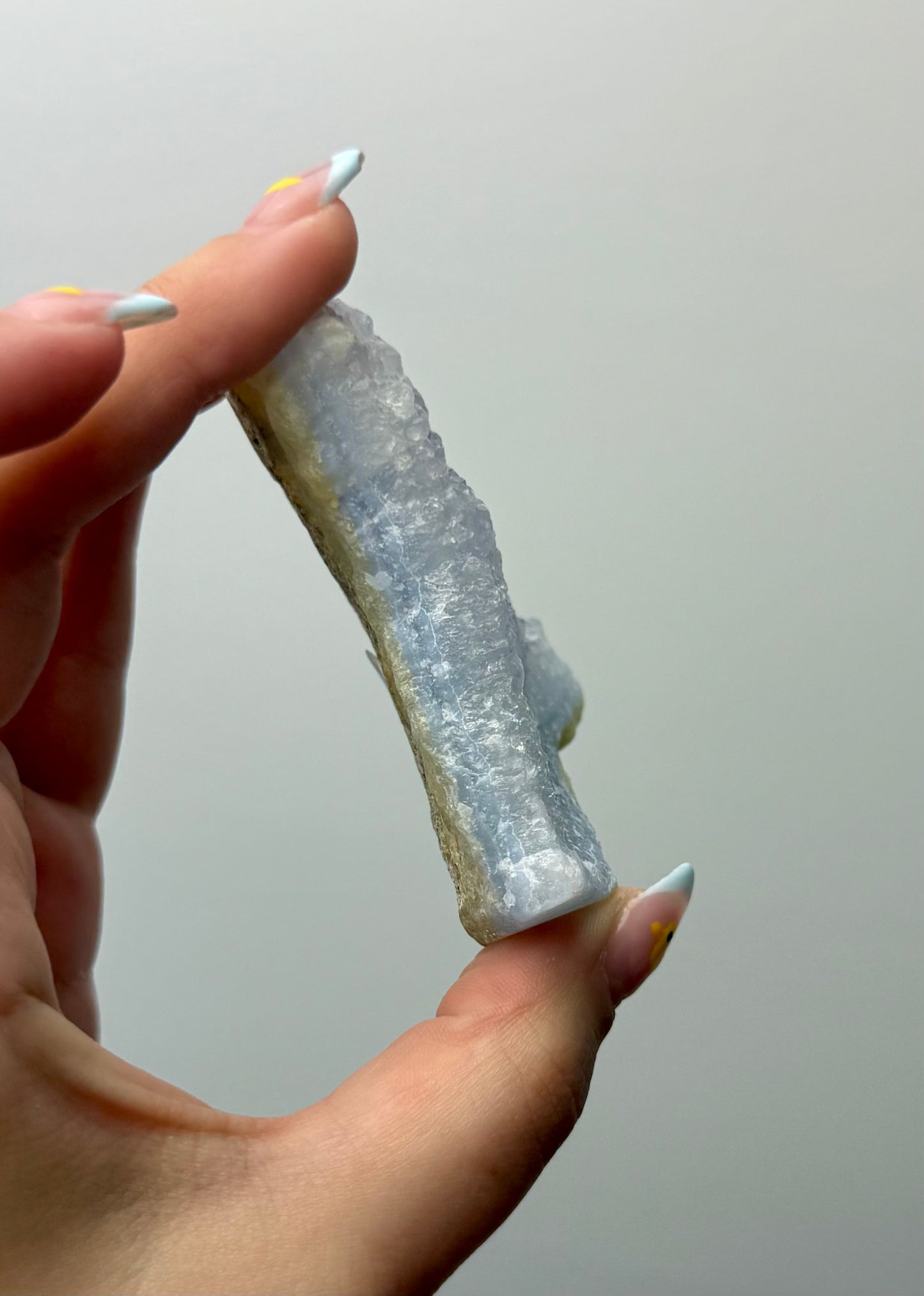 Blue chalcedony raw