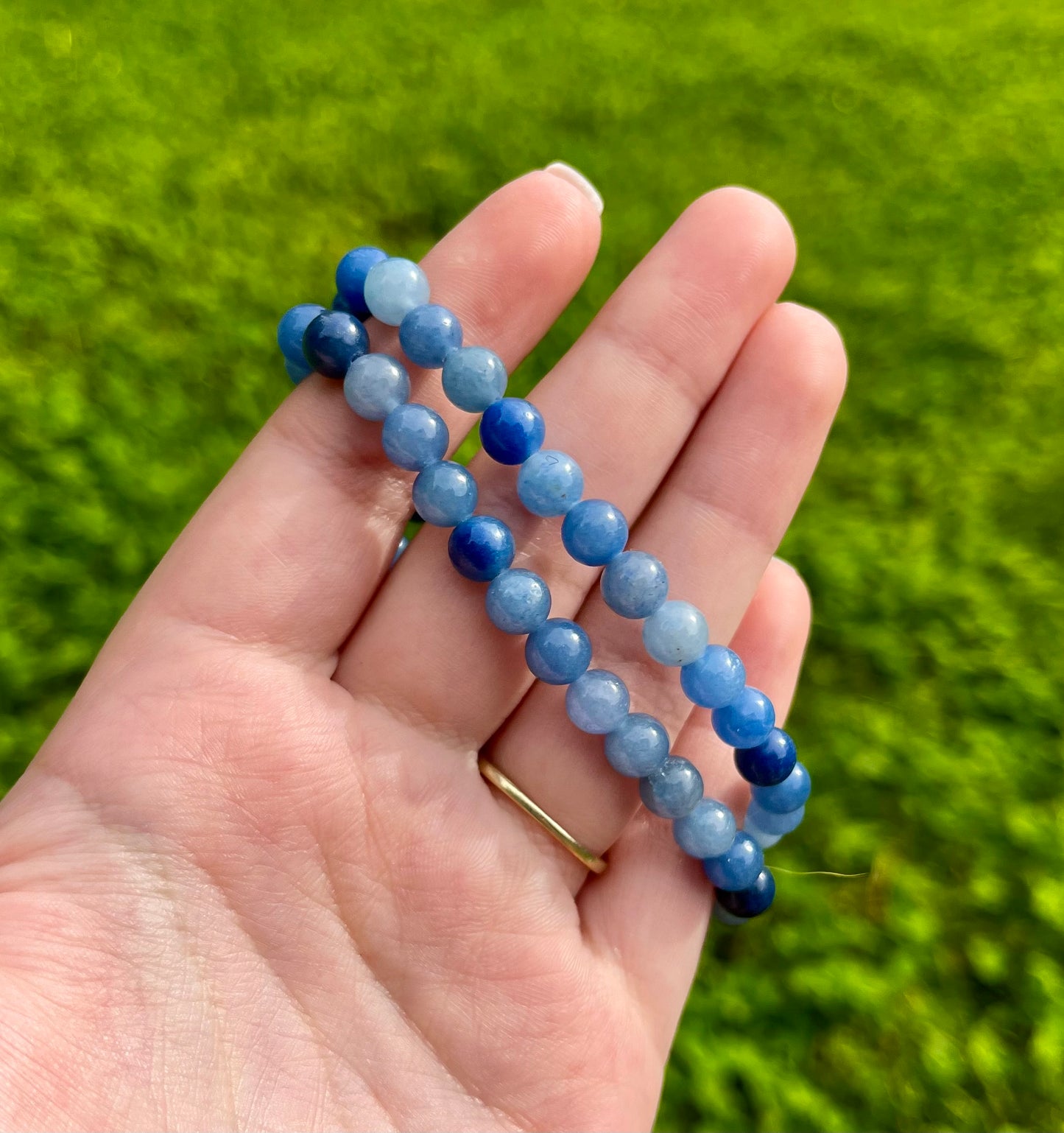 Blue aventurine bracelets