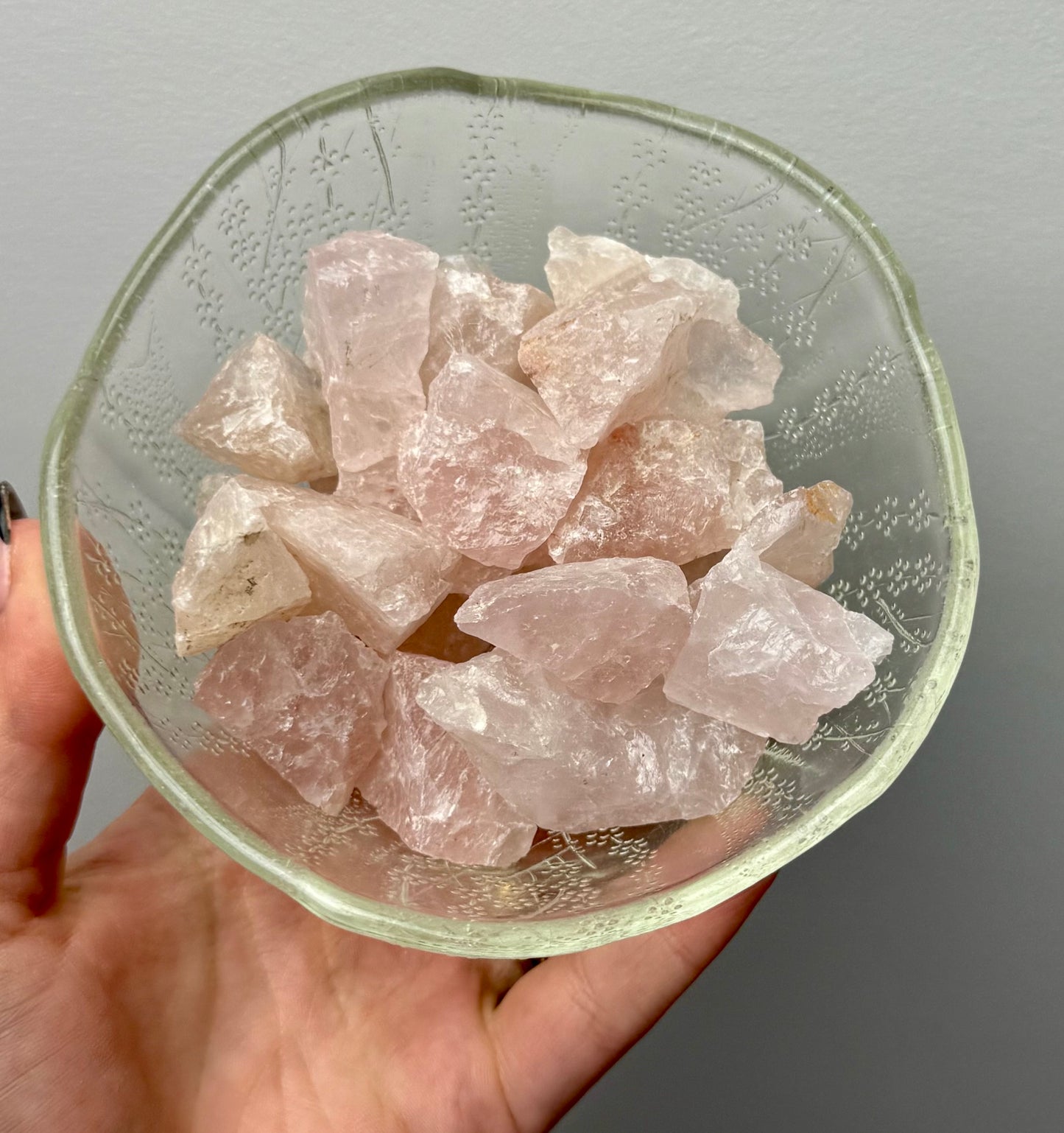 Rose quartz raws
