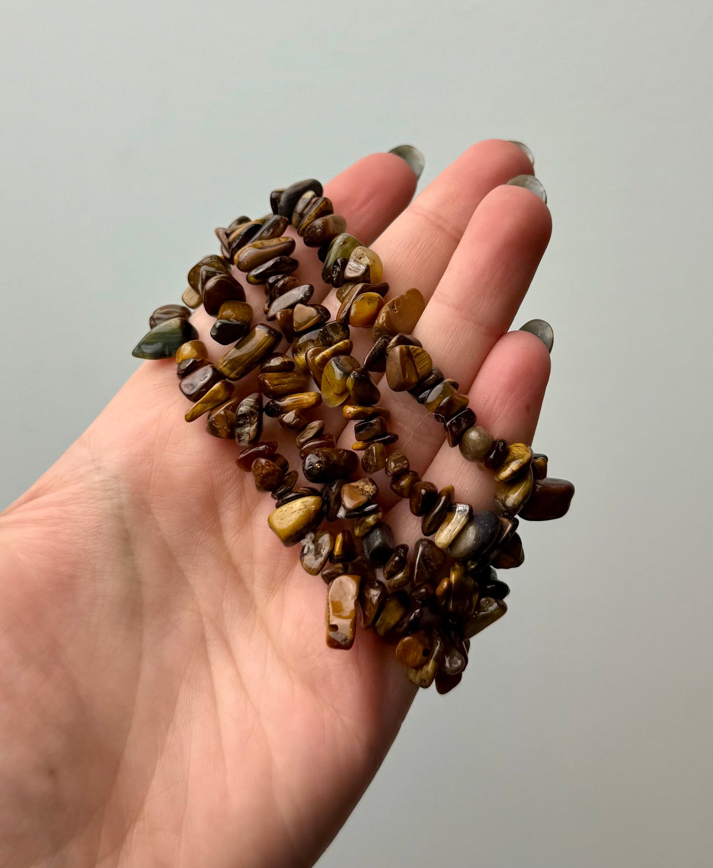 Tigers eye chip bracelets