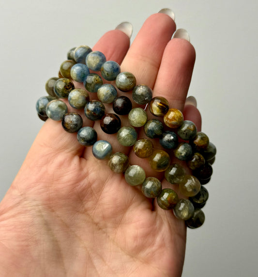Blue kyanite bracelets