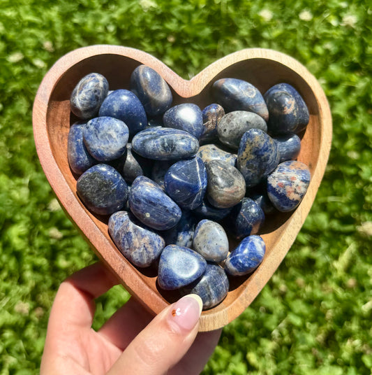 Sodalite tumbles