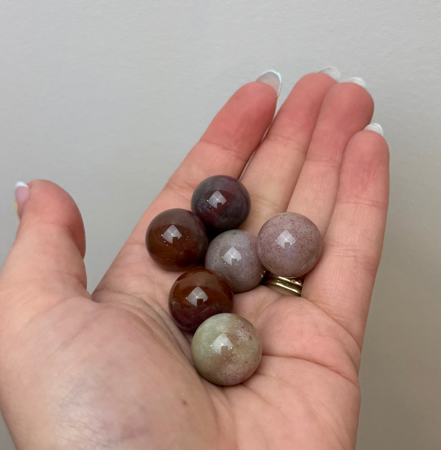 Ocean jasper mini spheres