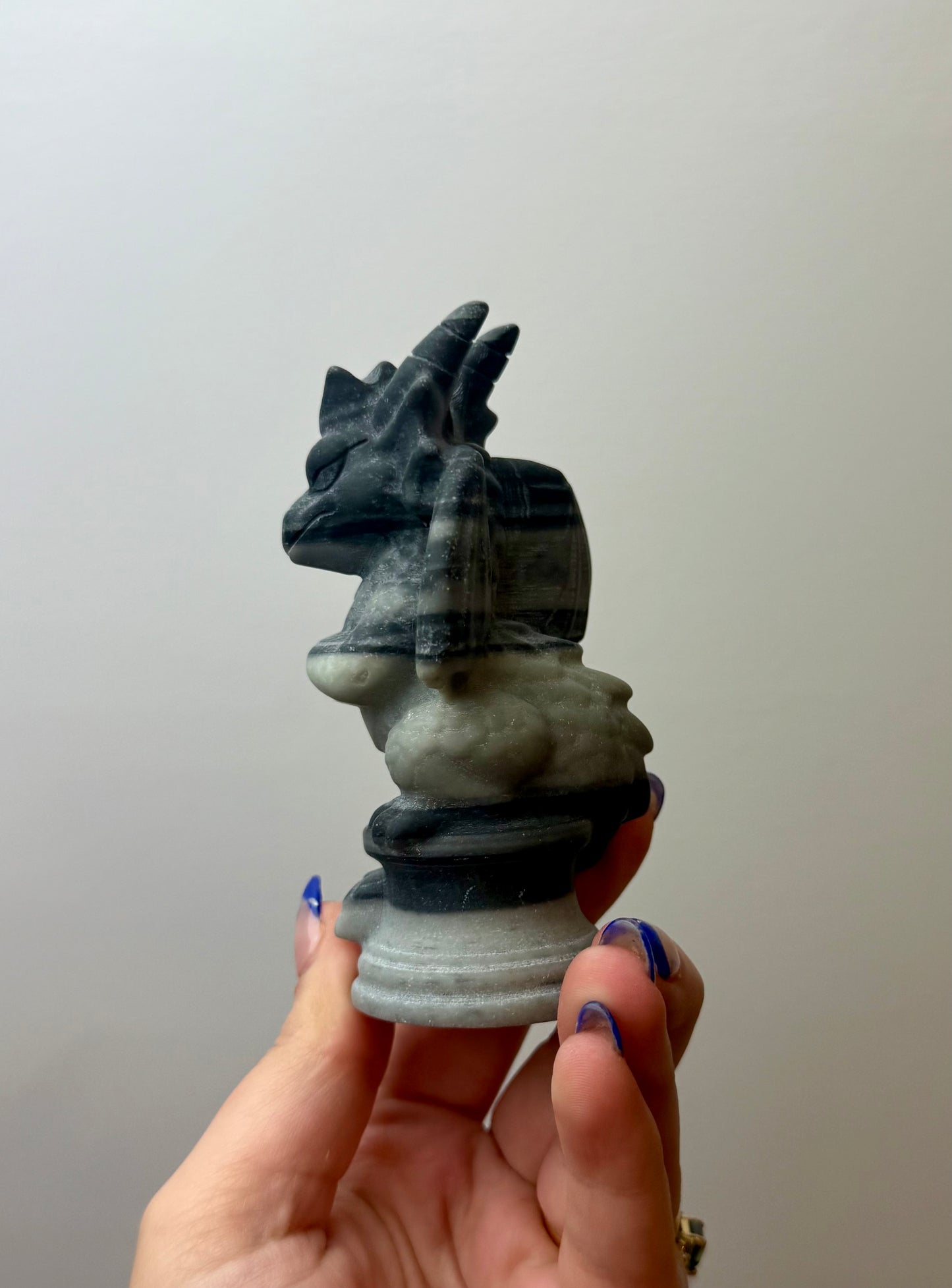 Taiji jade dragon carving