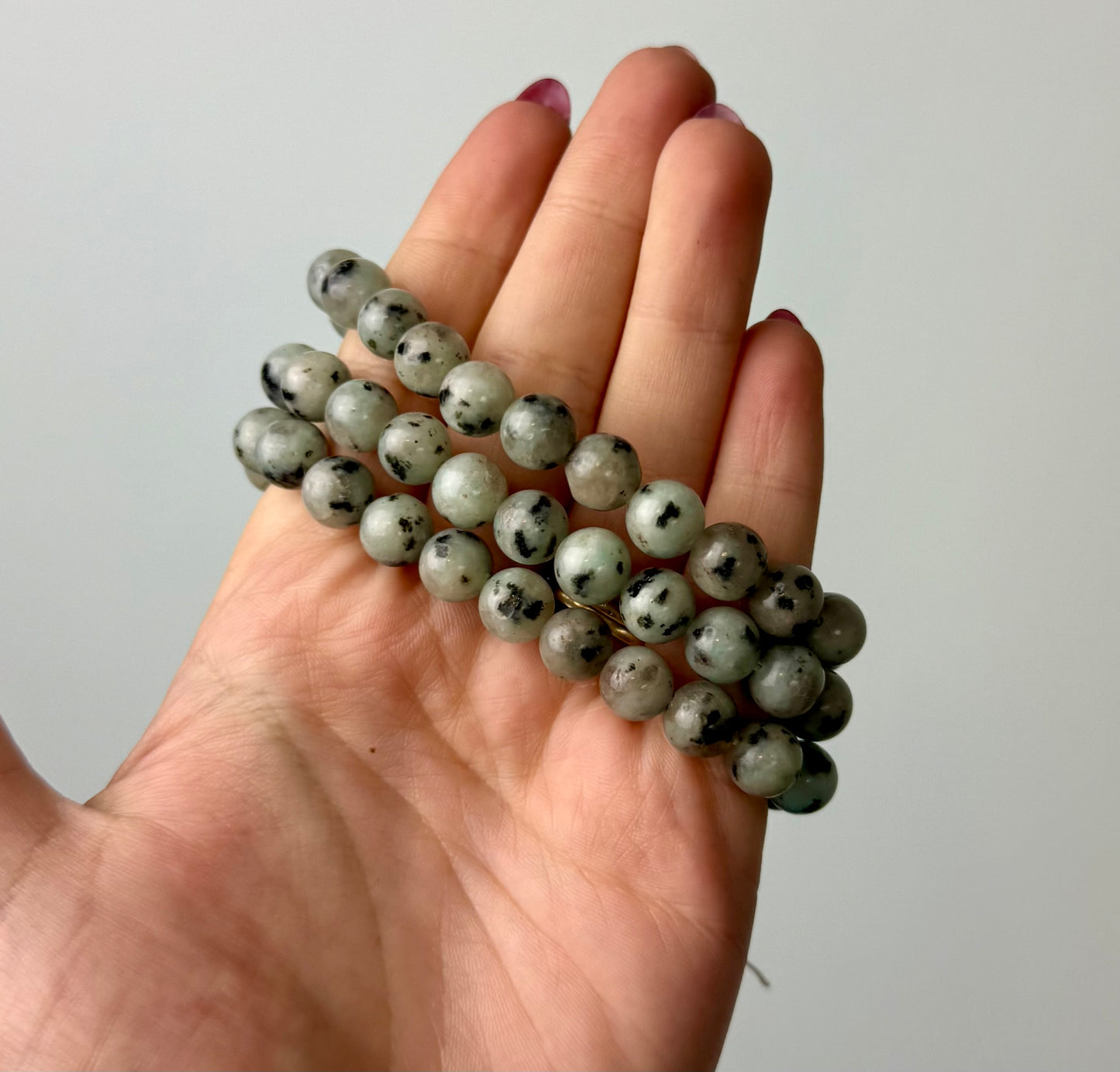 Kiwi jasper bracelets