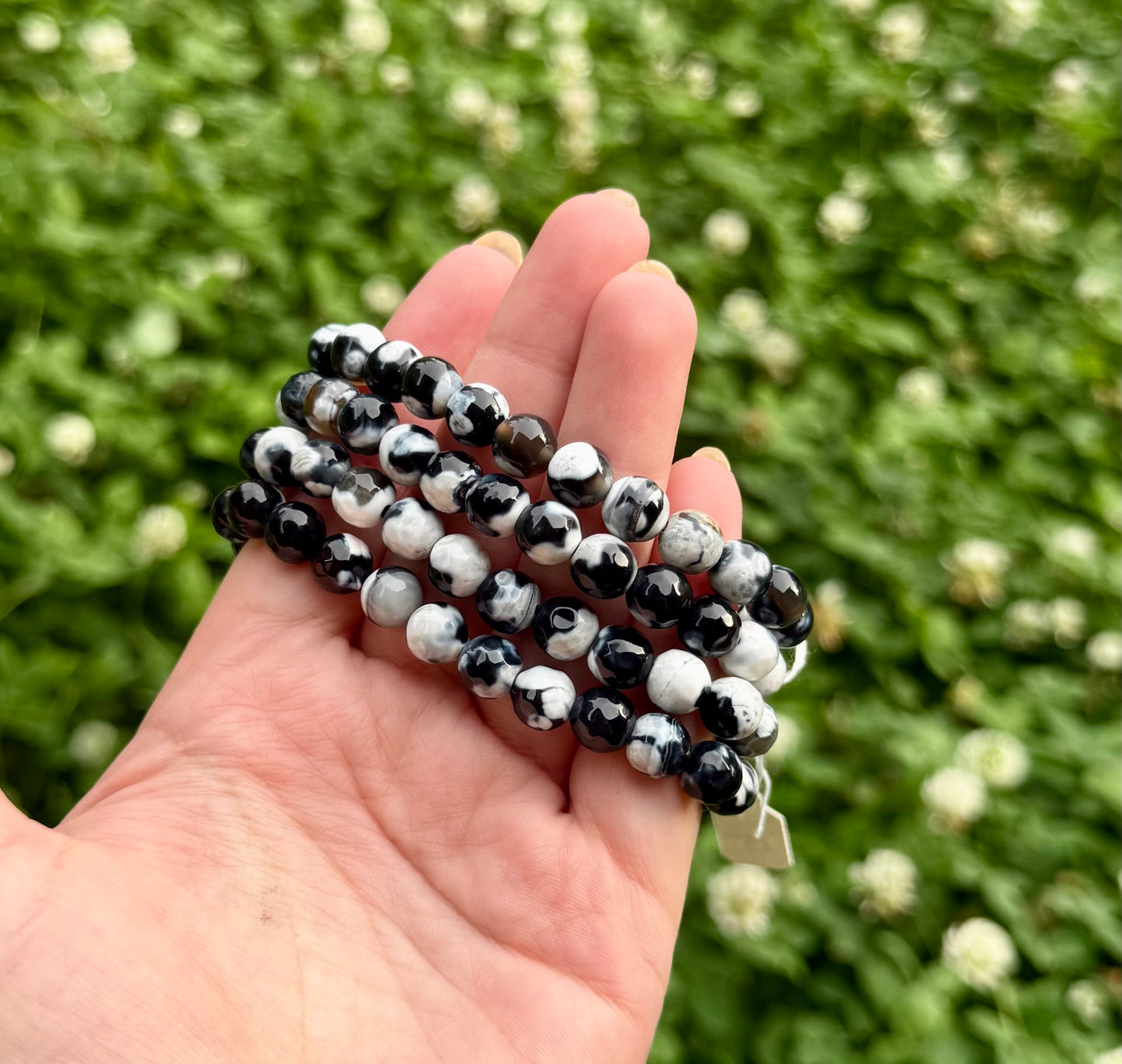 Orca agate bracelets