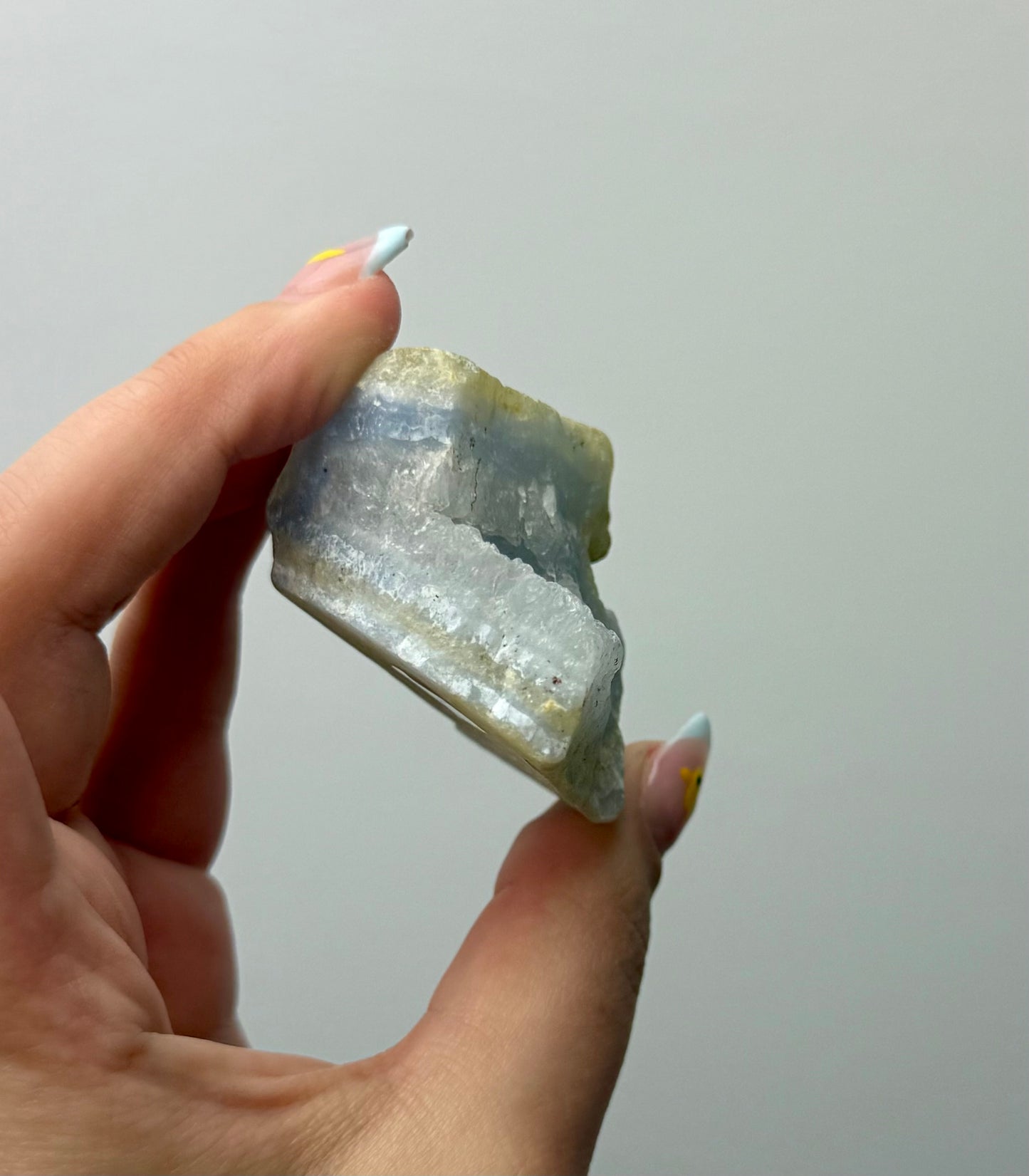 Blue lace agate raw