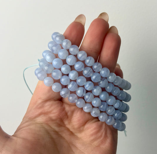 Blue lace agate bracelets