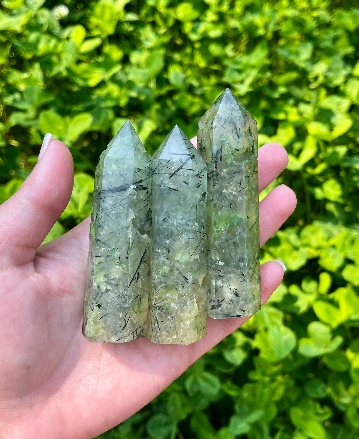 Prehnite towers