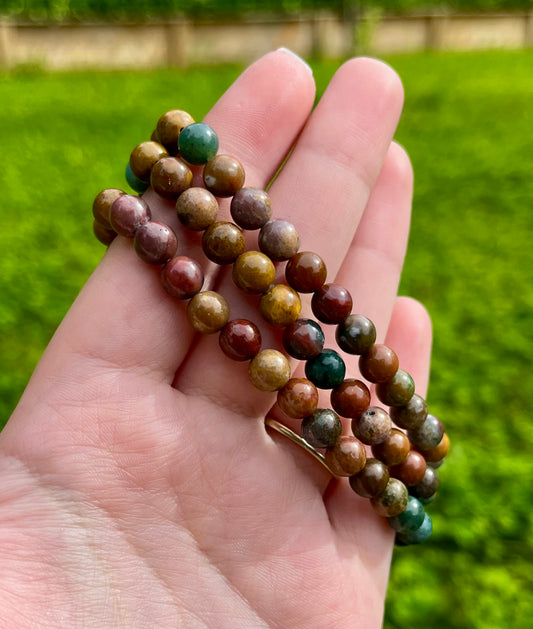 Ocean jasper bracelets