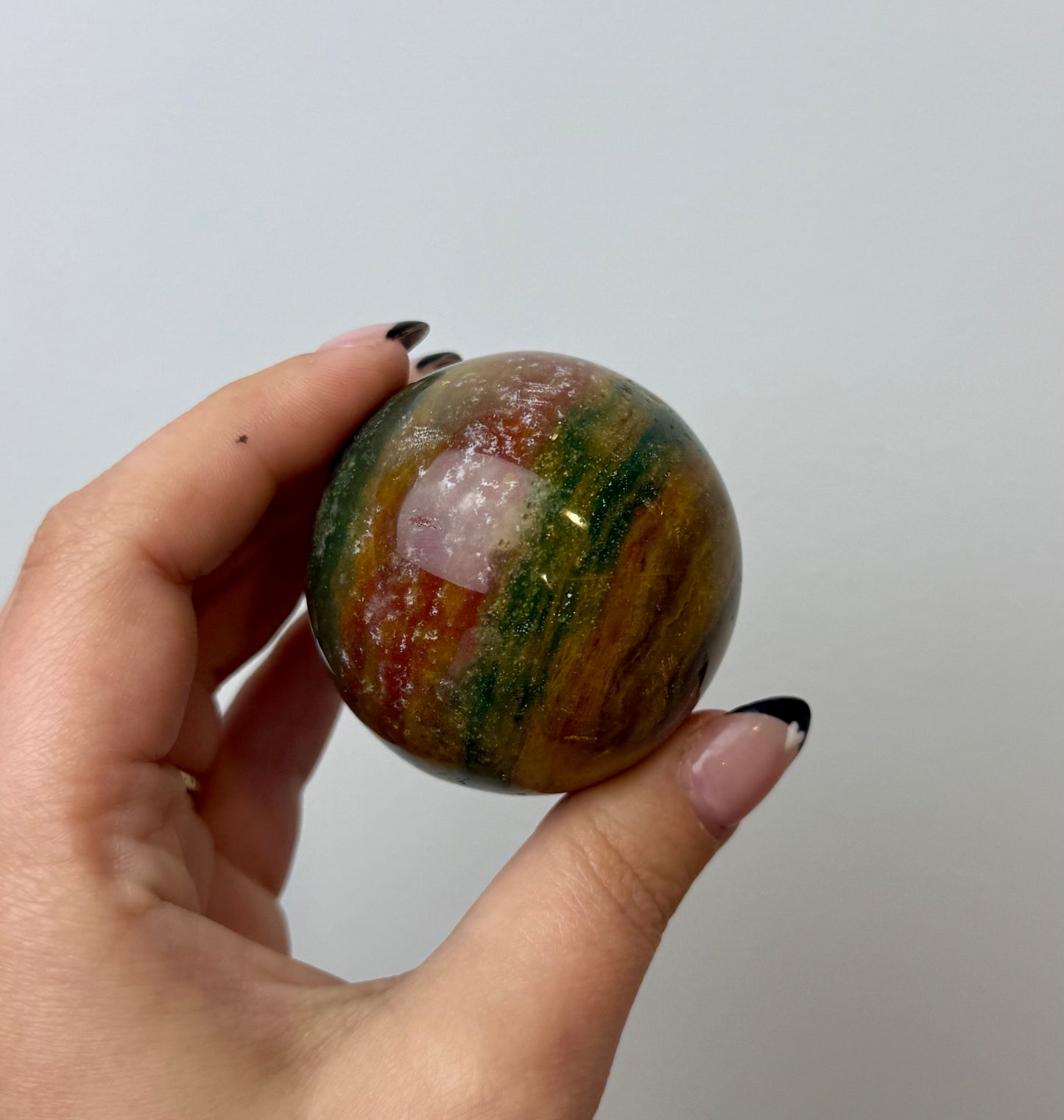 Ocean jasper sphere