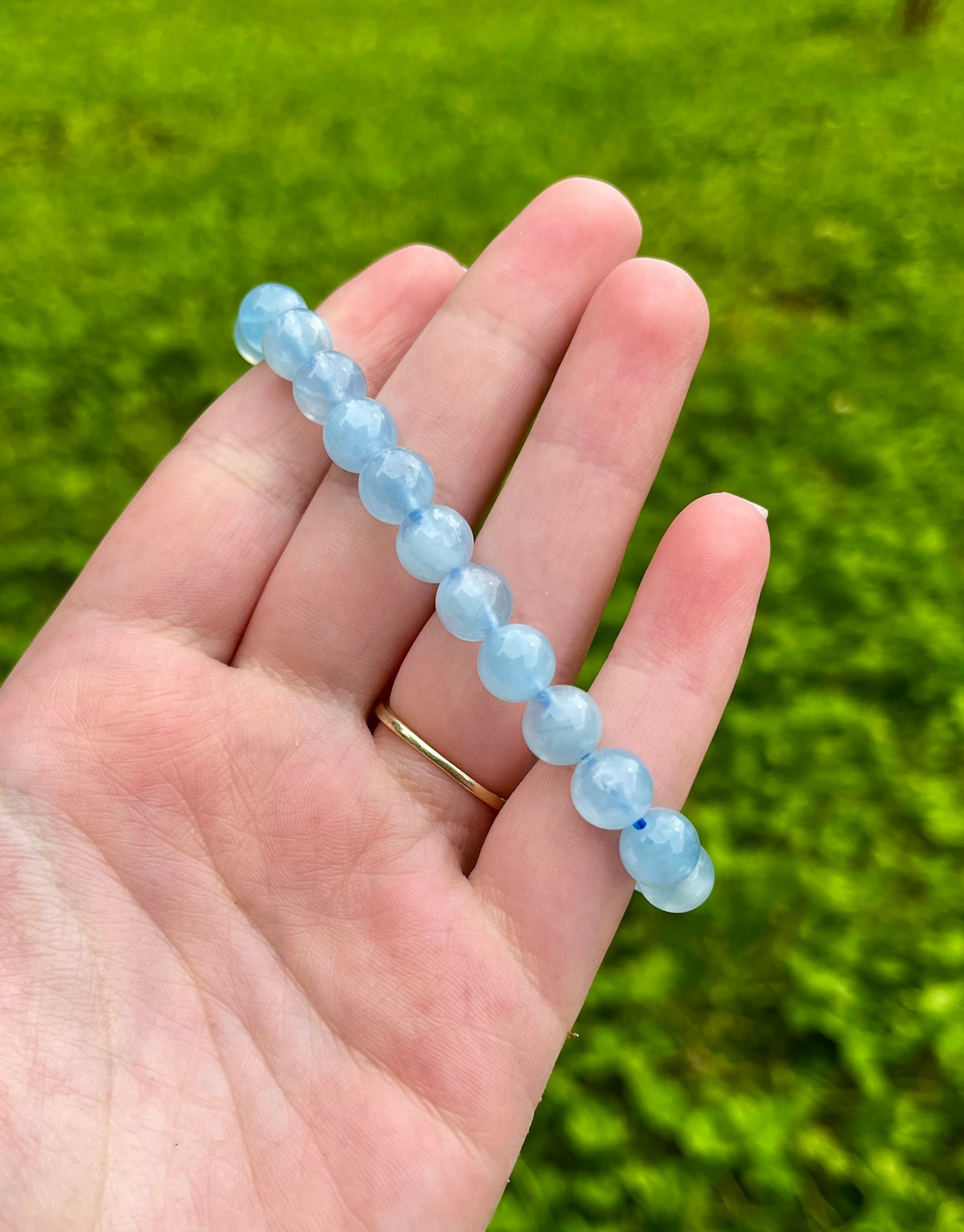 Aquamarine bracelet