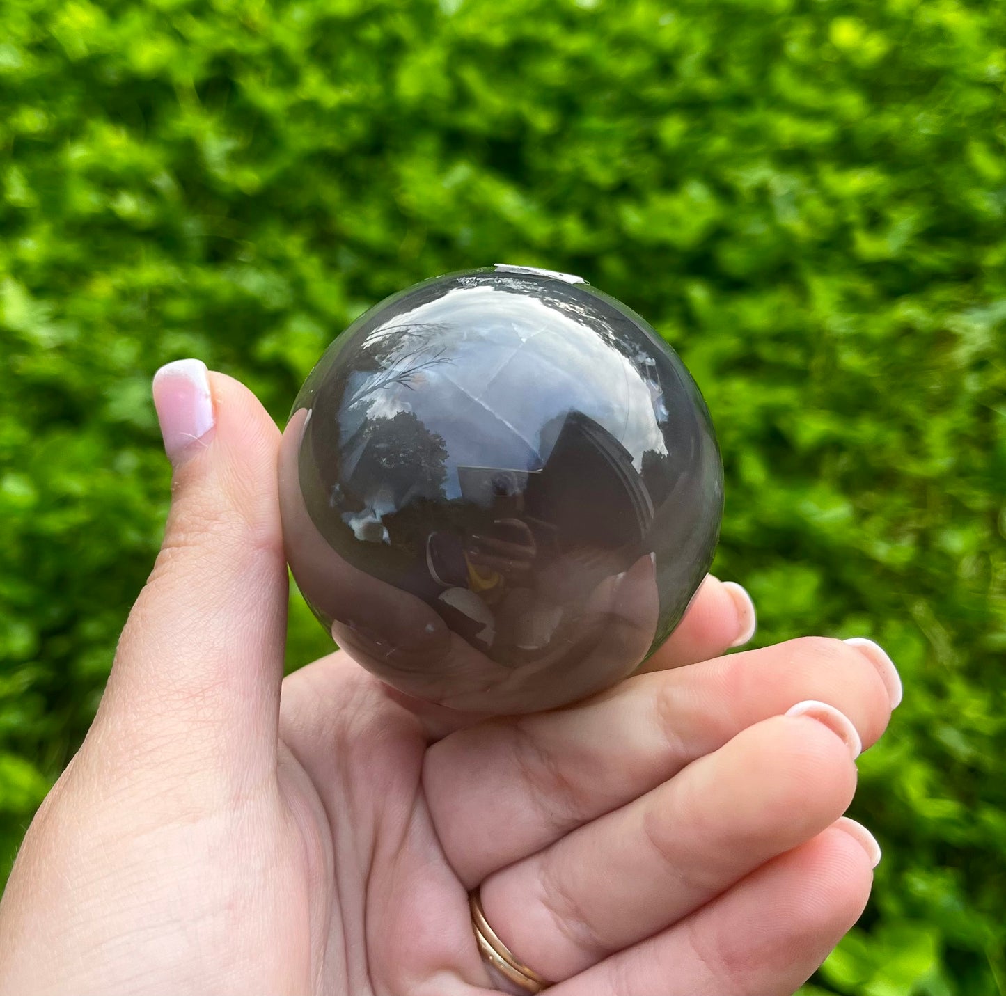 Chalcedony sphere