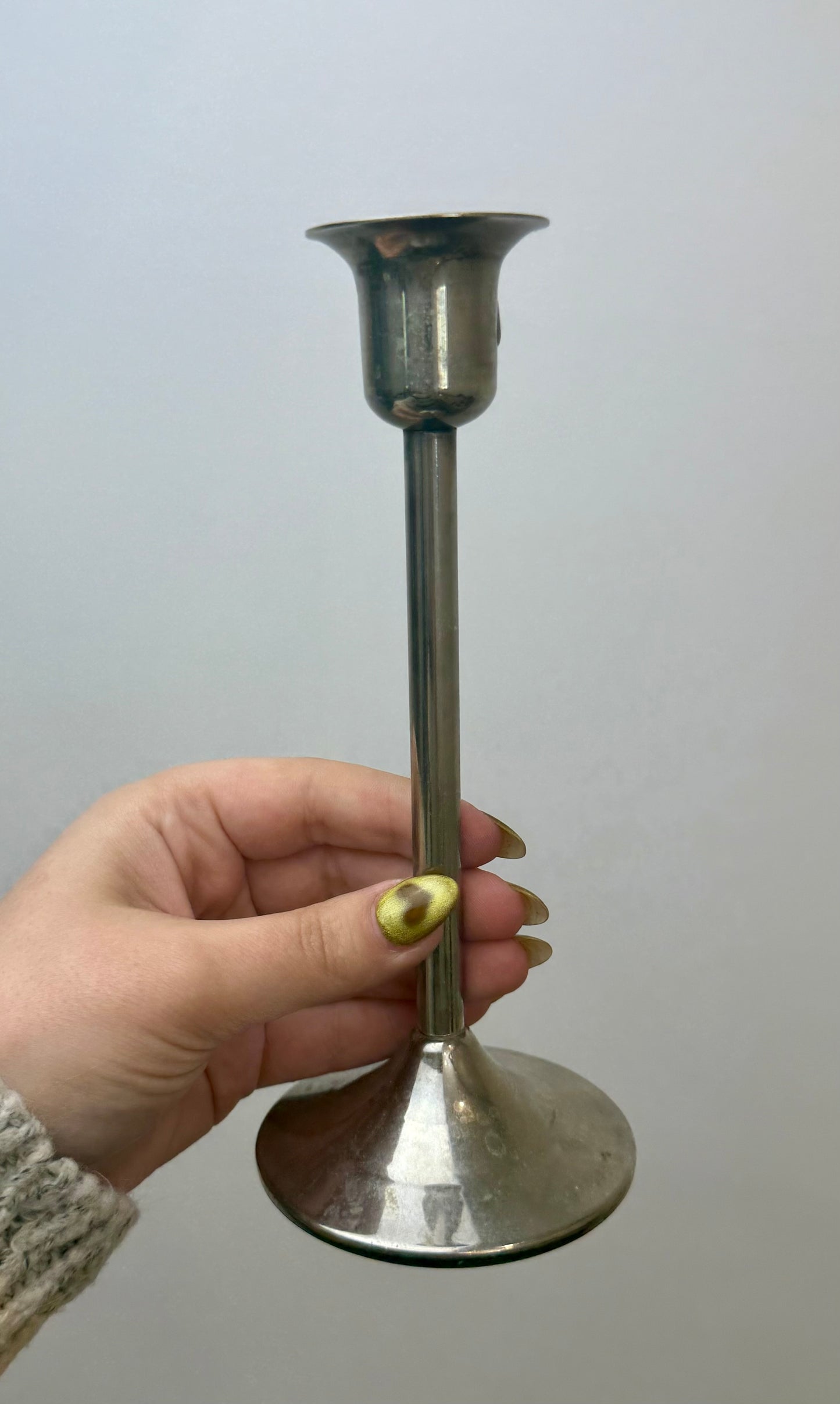 Candle stick/sphere stand thrifted