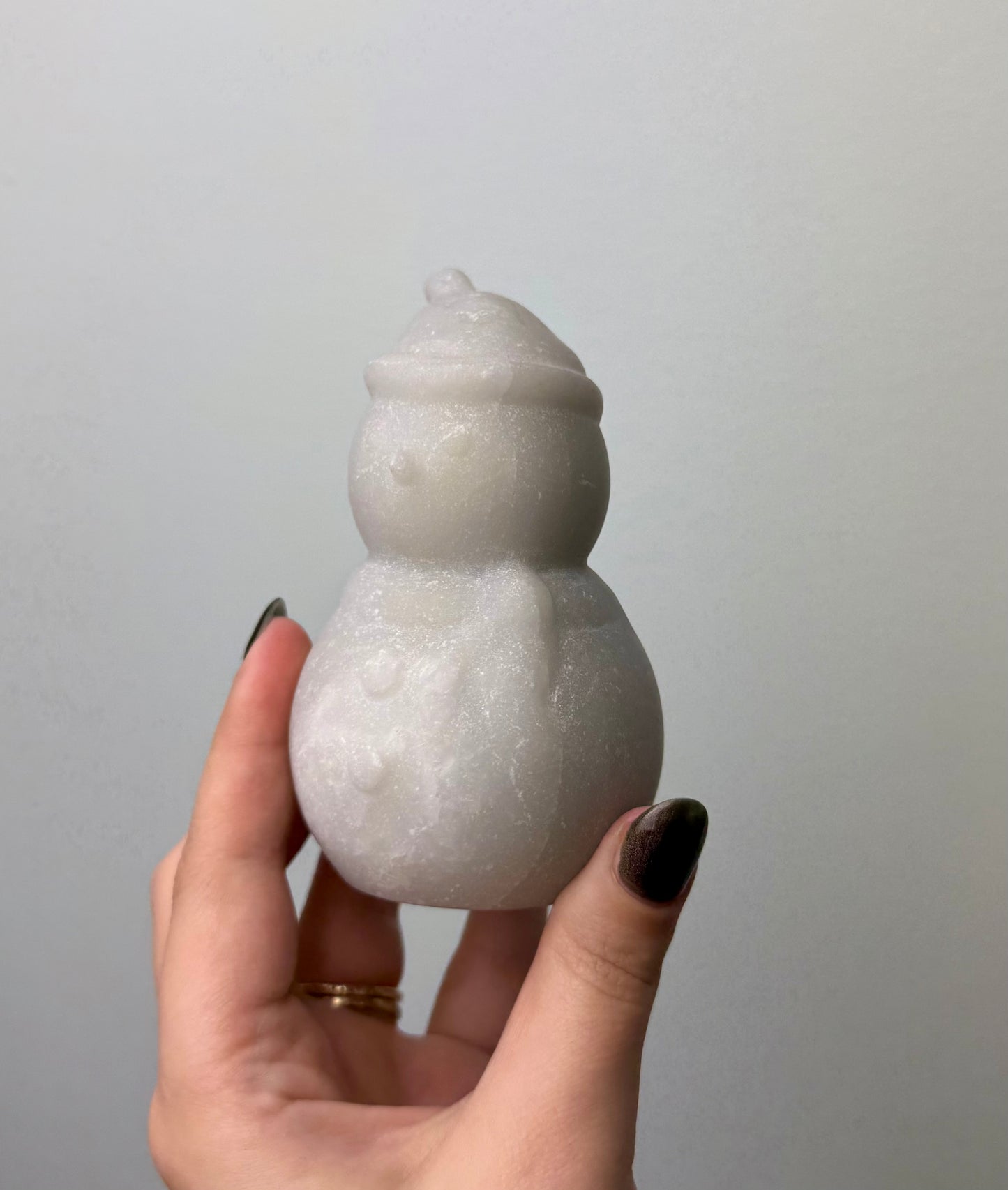 Snowman carving
