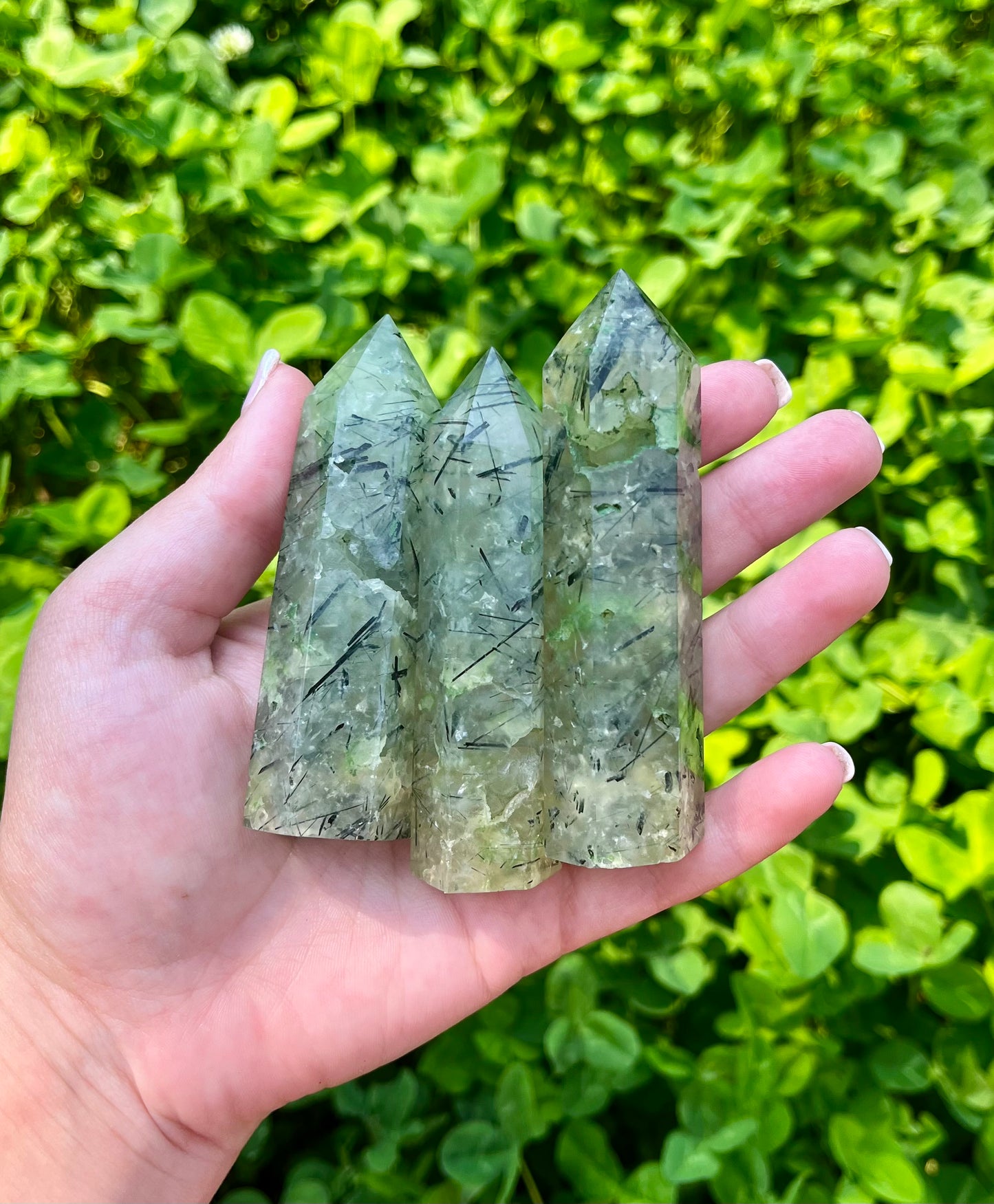 Prehnite towers