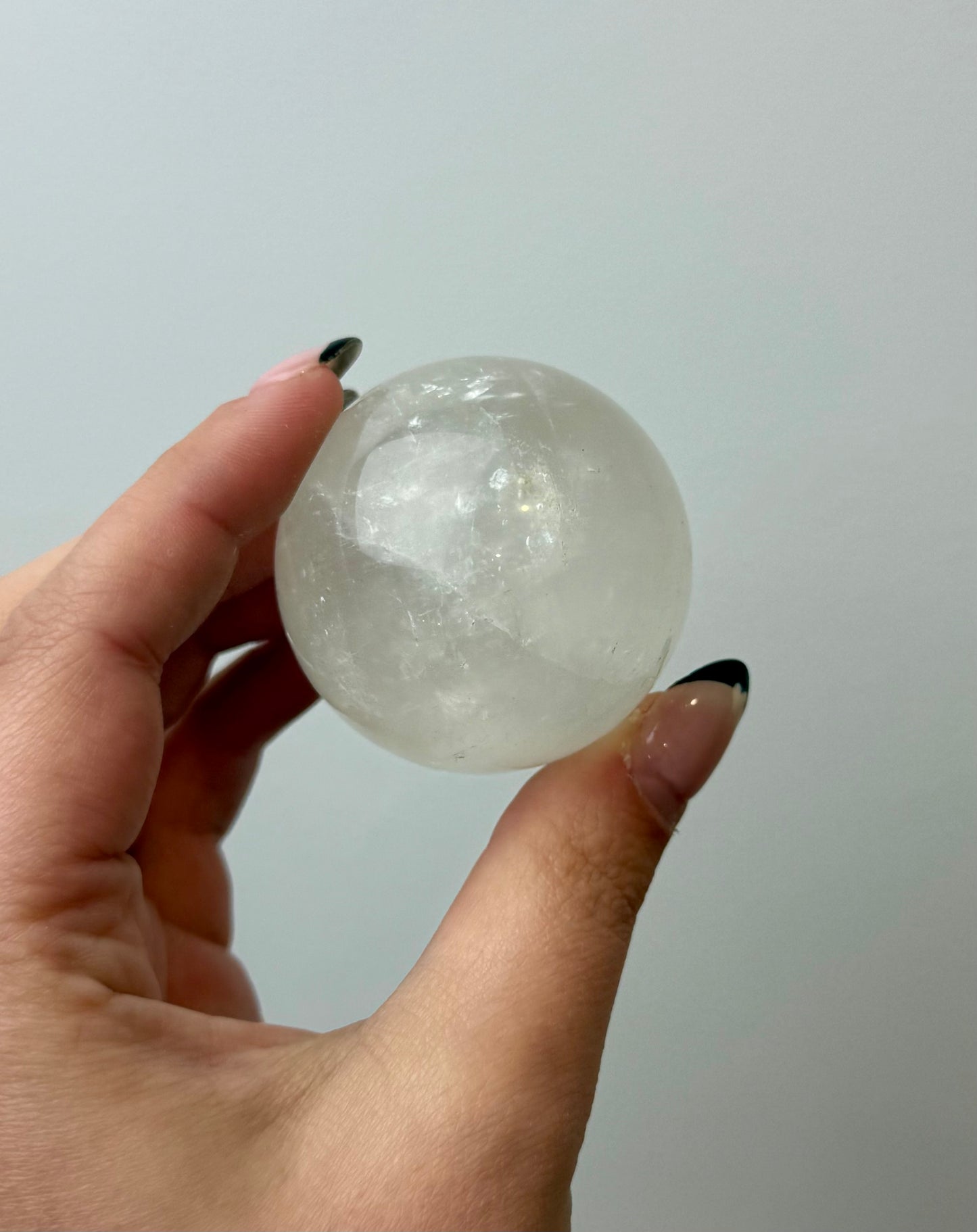 Optical calcite sphere