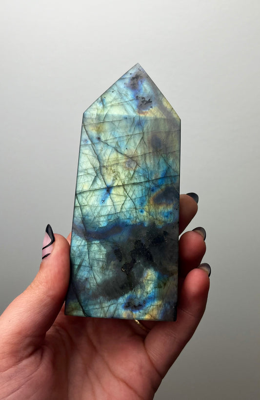 Labradorite tower