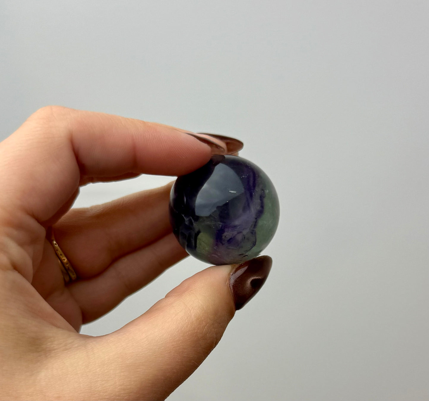 Fluorite sphere